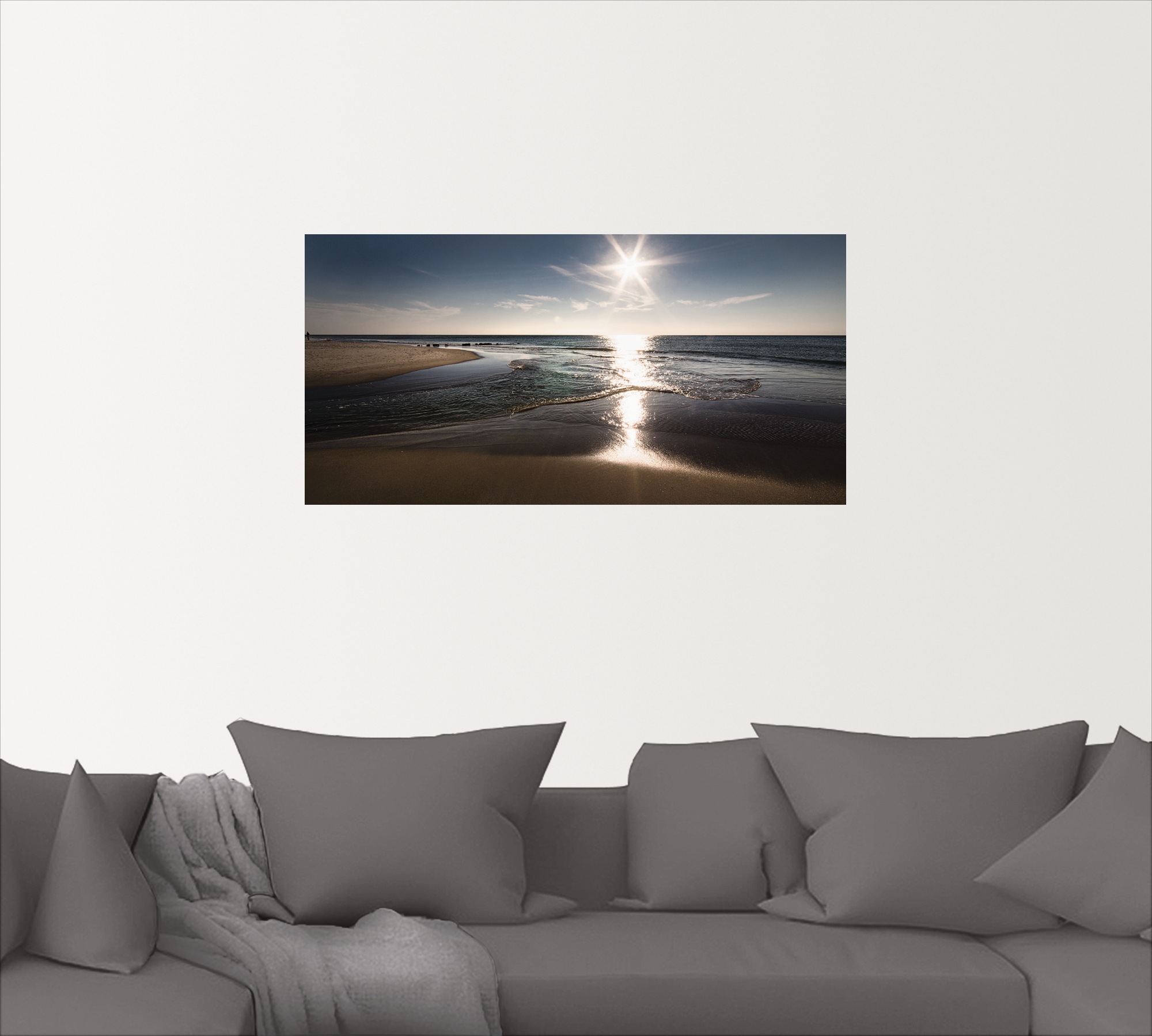Artland Wandbild »Sylt IV«, Strand, (1 St.), als Leinwandbild, Poster, Wandaufkleber in verschied. Grössen