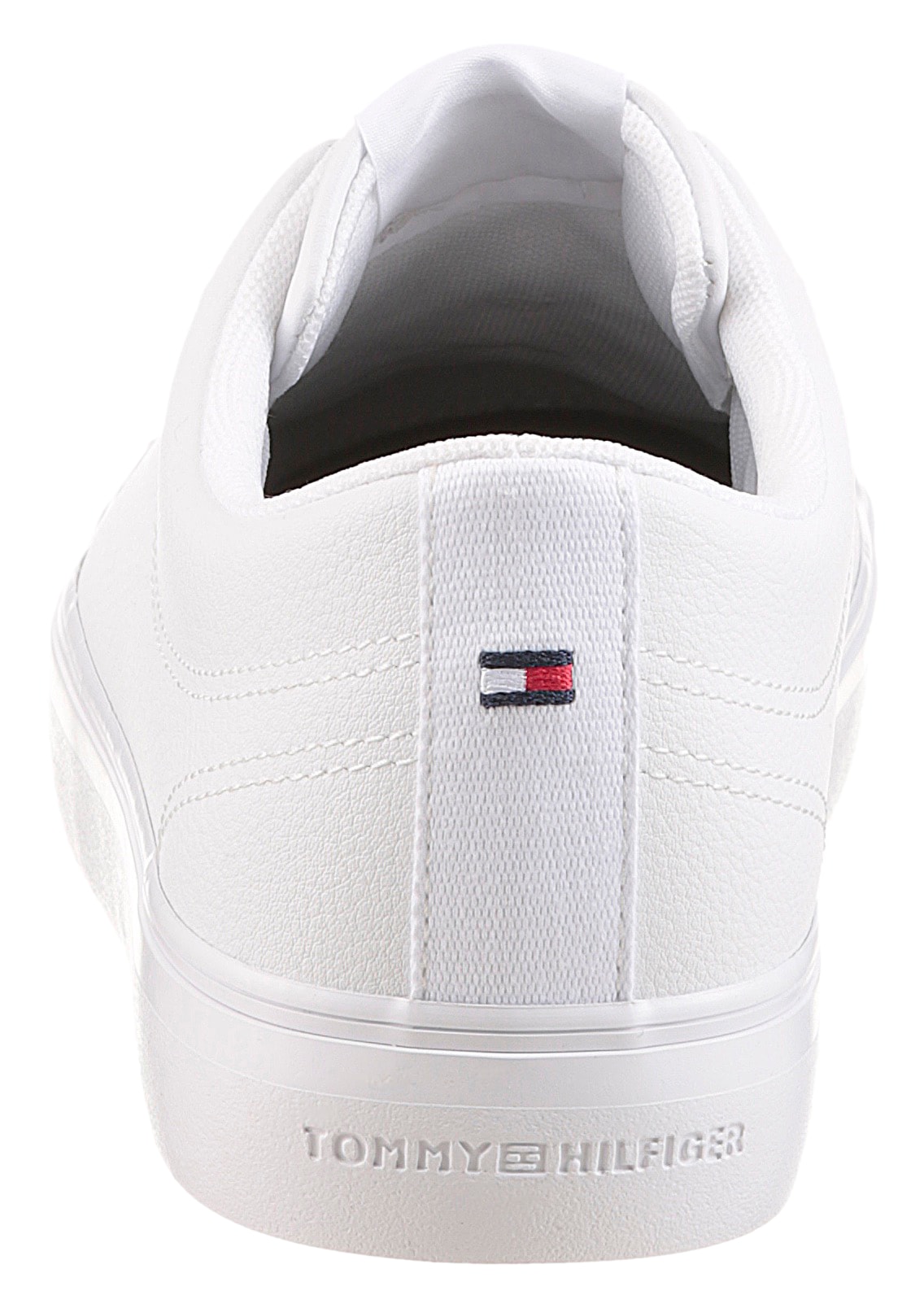 Tommy Hilfiger Sneakers »TH HI VULC CORE LOW LTH II ESS«  , Freizeitschuh, Halbschuh, Schnürer in schmaler Form