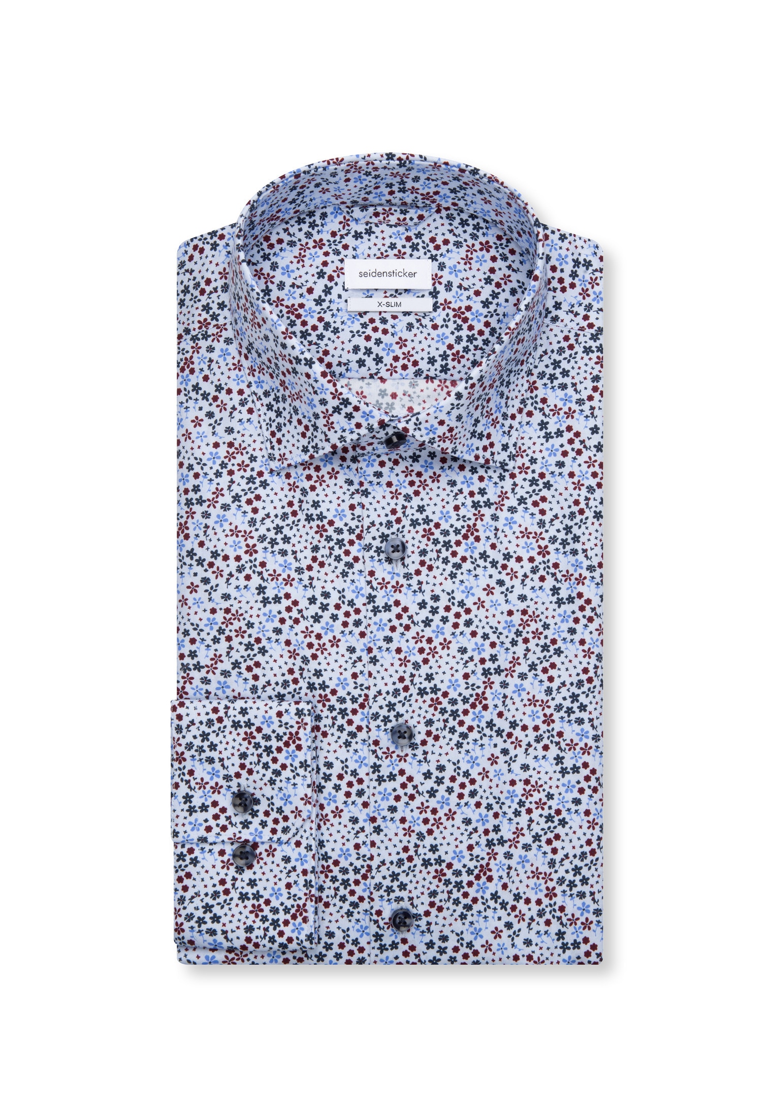 seidensticker Businesshemd »X-Slim« X-Slim Langarm Kentkragen Print