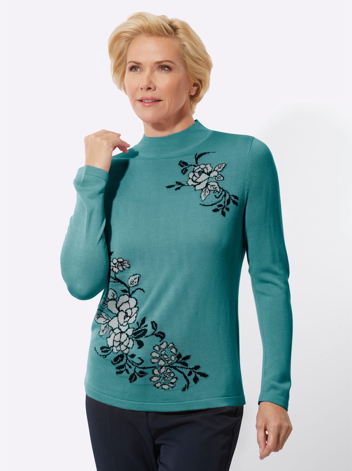 Classic Stehkragenpullover "Stehkragen-Pullover"
