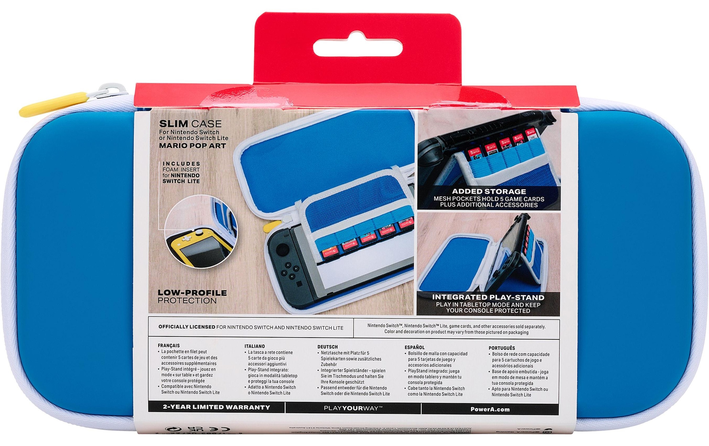 PowerA Nintendo-Schutzhülle »Slim Case Mario Pop Art«, Nintendo Switch-Nintendo Switch Lite