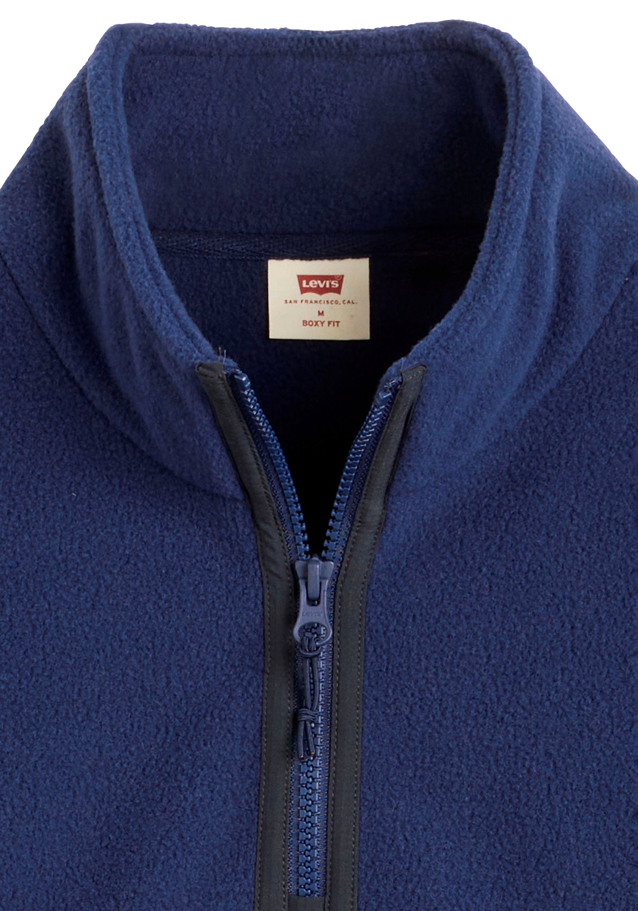 Levi's® Pull en polaire »REDWOOD HALF ZIP«, ourlet avec cordon de serrage
