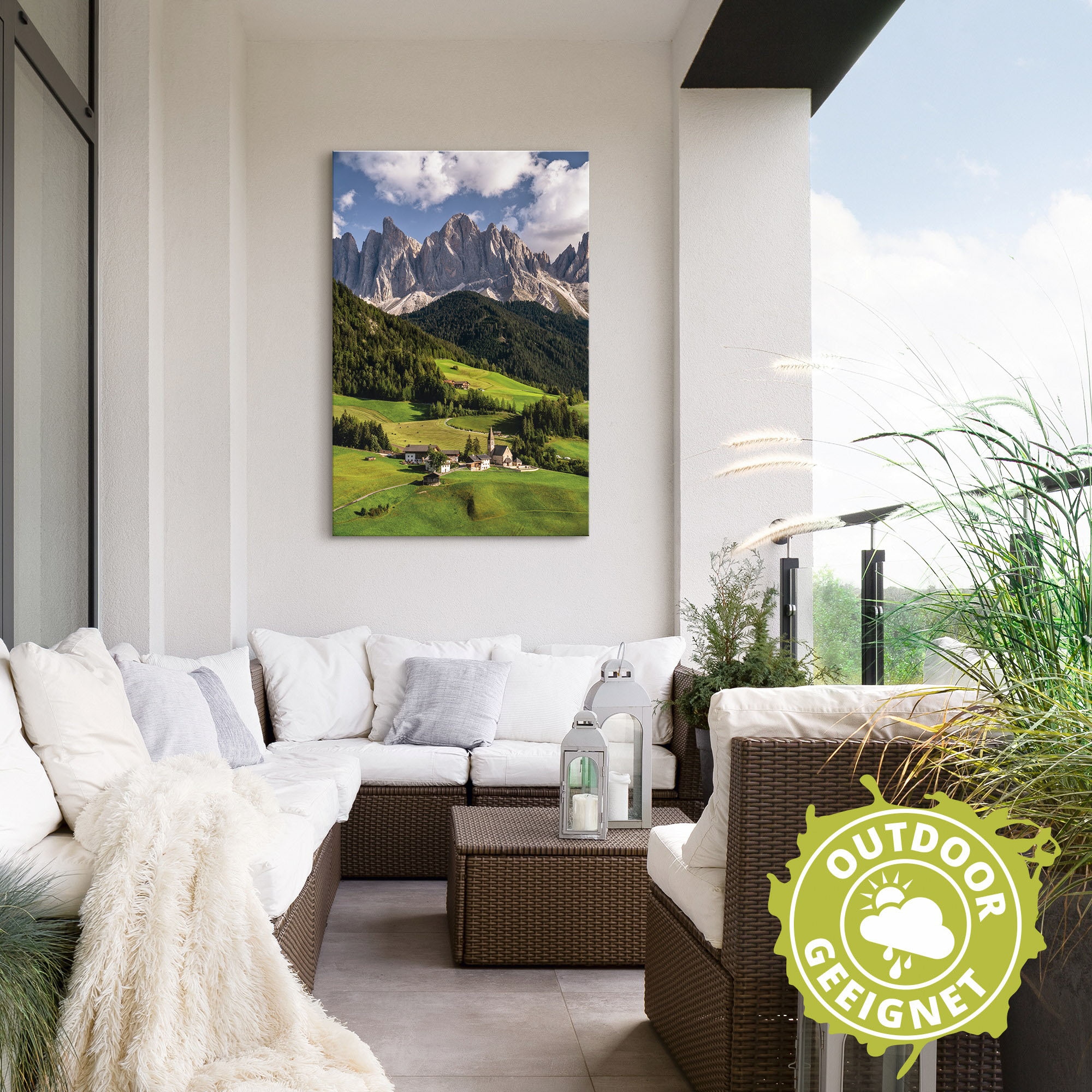 Artland Wandbild »Sommer in Südtirol in den Dolomiten«, Berge &  Alpenbilder, (1 St.), als Alubild, Leinwandbild, Wandaufkleber oder Poster  in versch. Grössen günstig kaufen