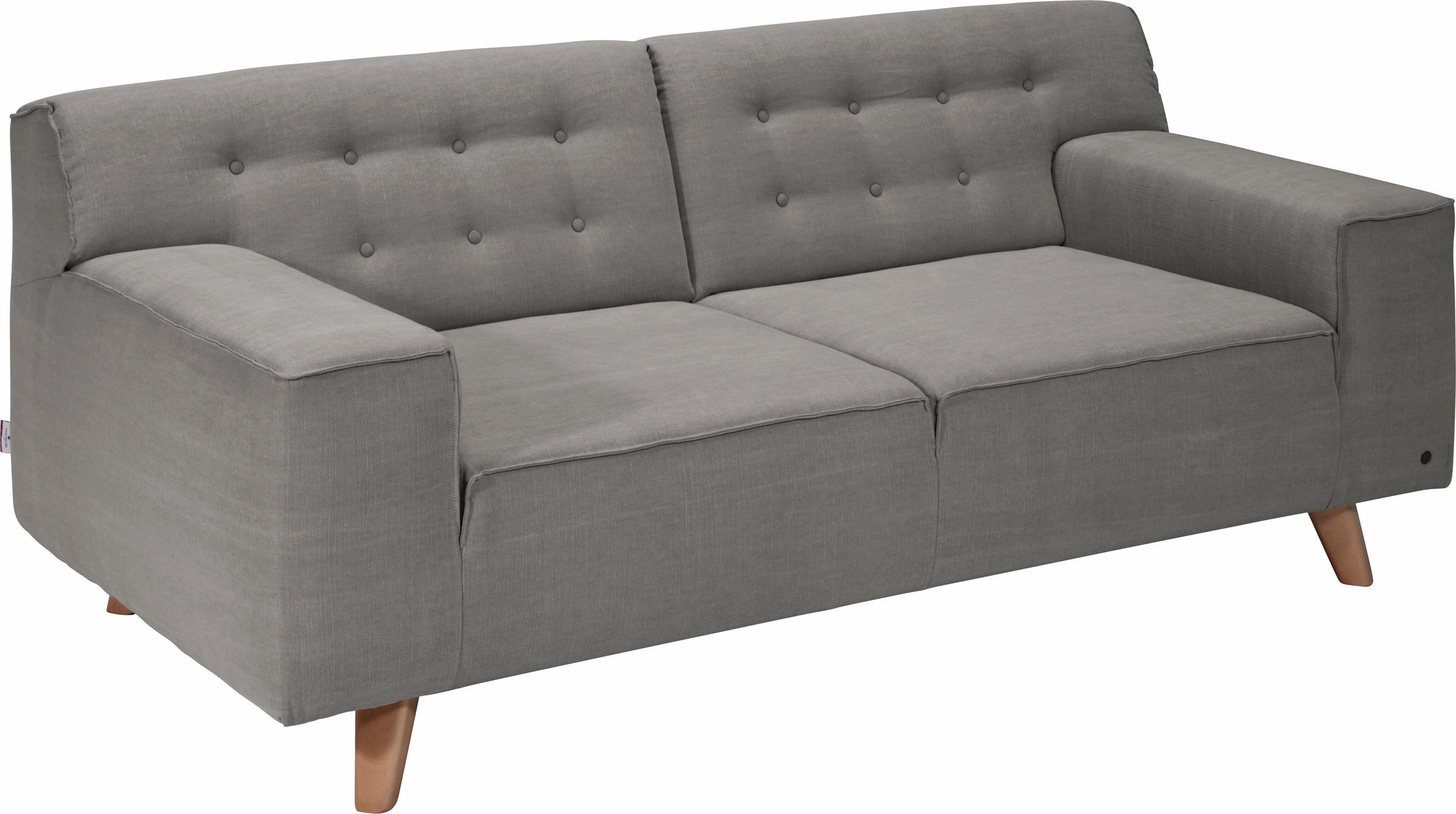 Image of TOM TAILOR 2,5-Sitzer »NORDIC CHIC«, im Retrolook, Füsse Buche natur bei Ackermann Versand Schweiz