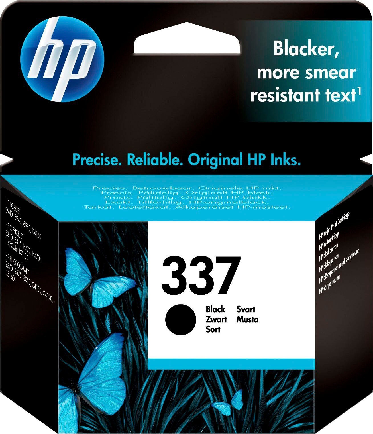 Image of HP Tintenpatrone "HP original Druckerpatrone 337 schwarz/black" original Druckerpatrone schwarz