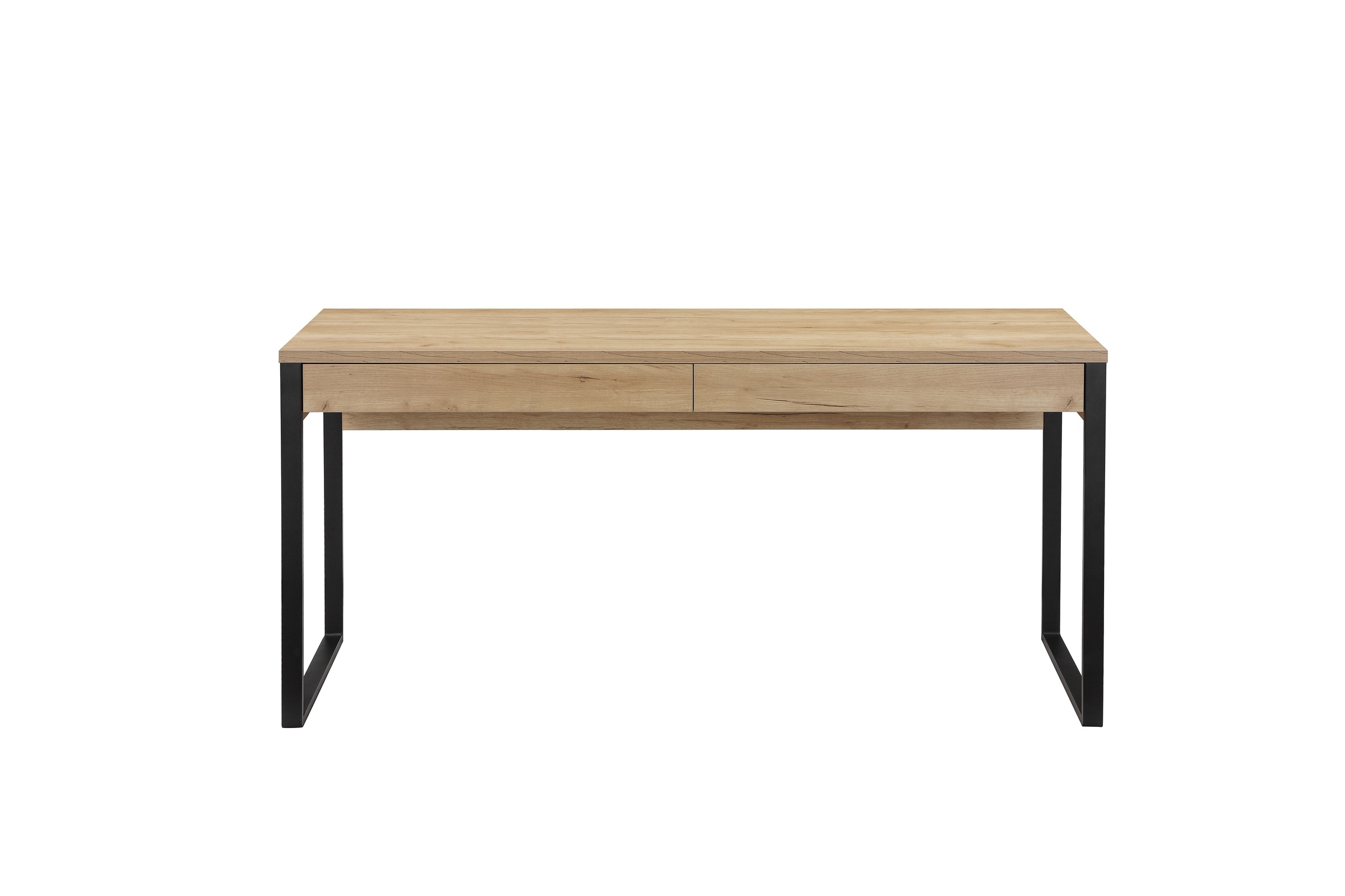 Image of GOODproduct Schreibtisch "Moid, Computertisch im modernen Design," Breite 120/140/160 cm, mit Metallbeinen & Schublade