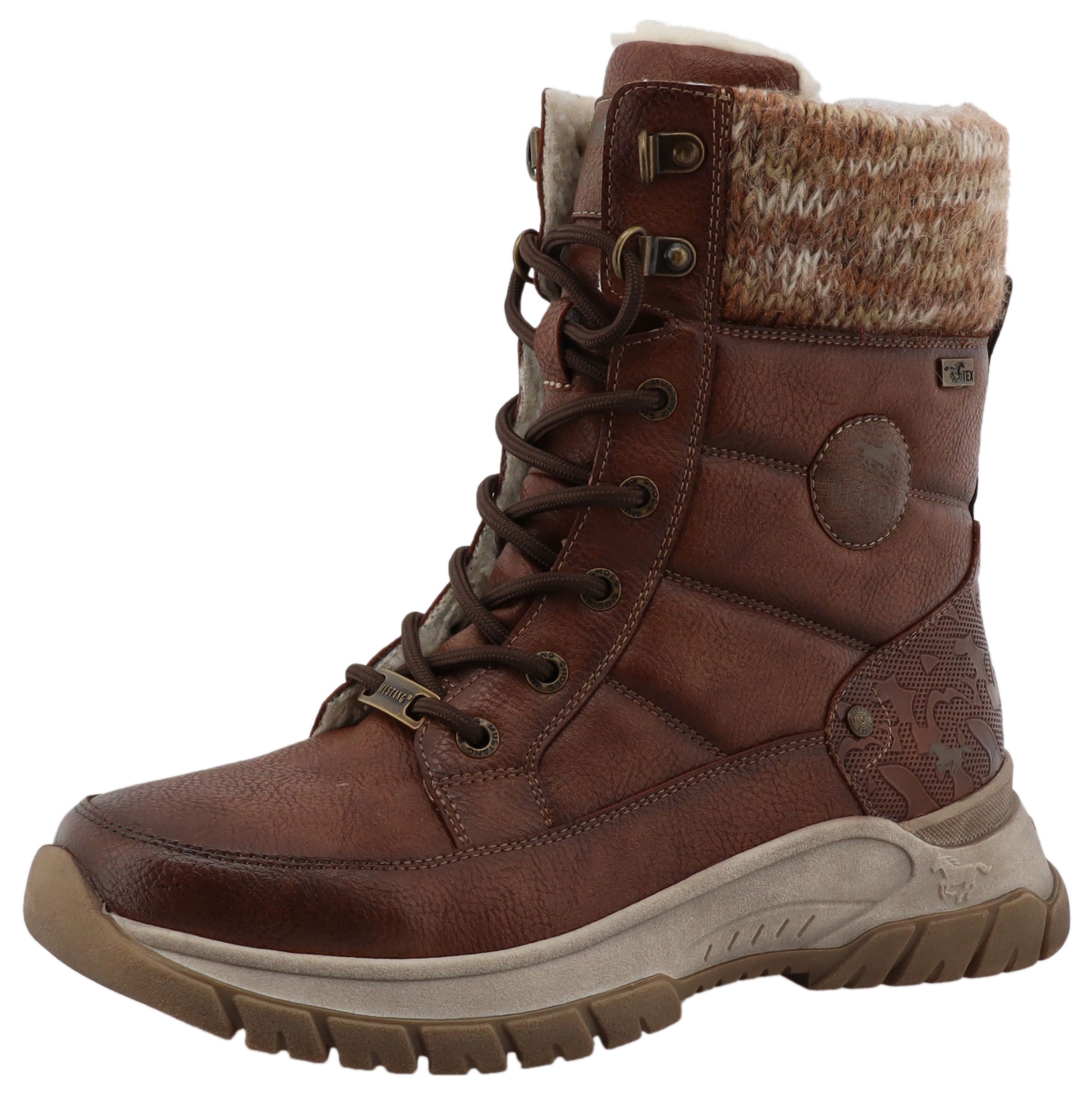 Image of Mustang Shoes Winterboots "Raissa" Schnürboots, Winterstiefel mit TEX-Membrane