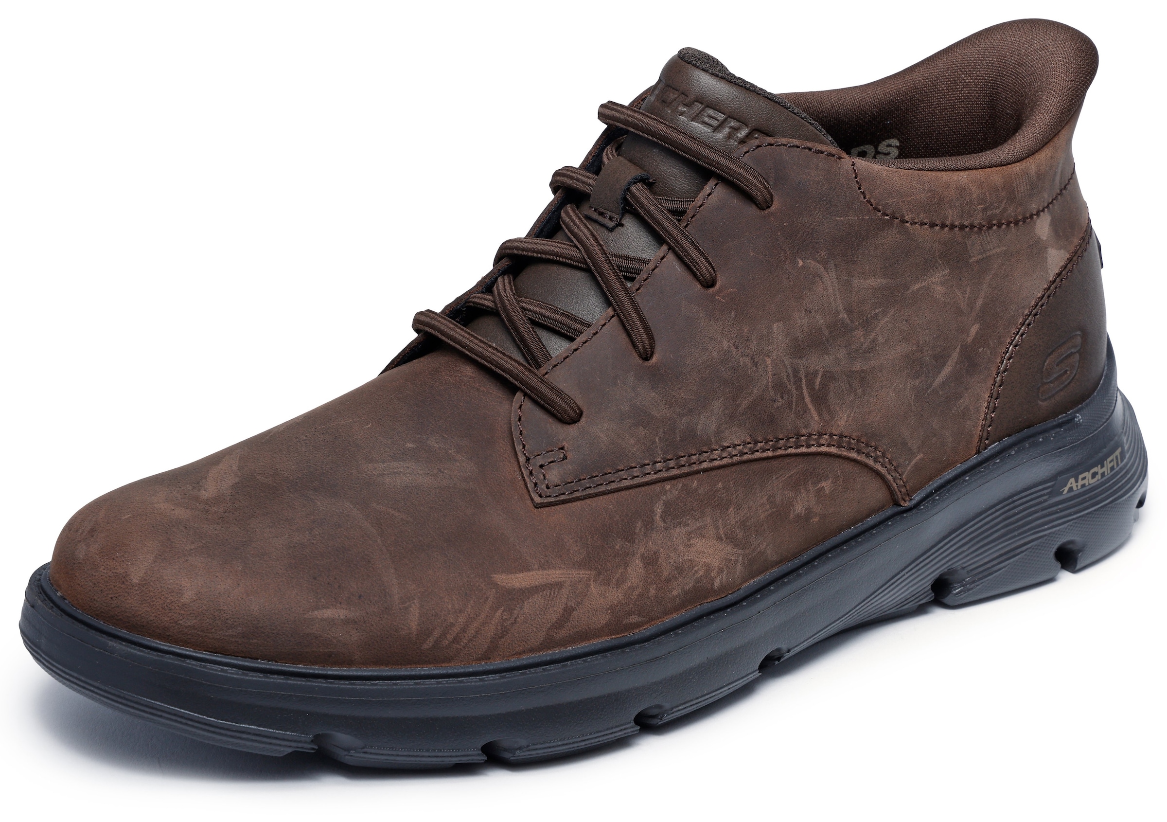 Image of Skechers Schnürboots "ARCH FIT GARZA" Freizeitschuh, Trekkingschuh mit Slip-ins