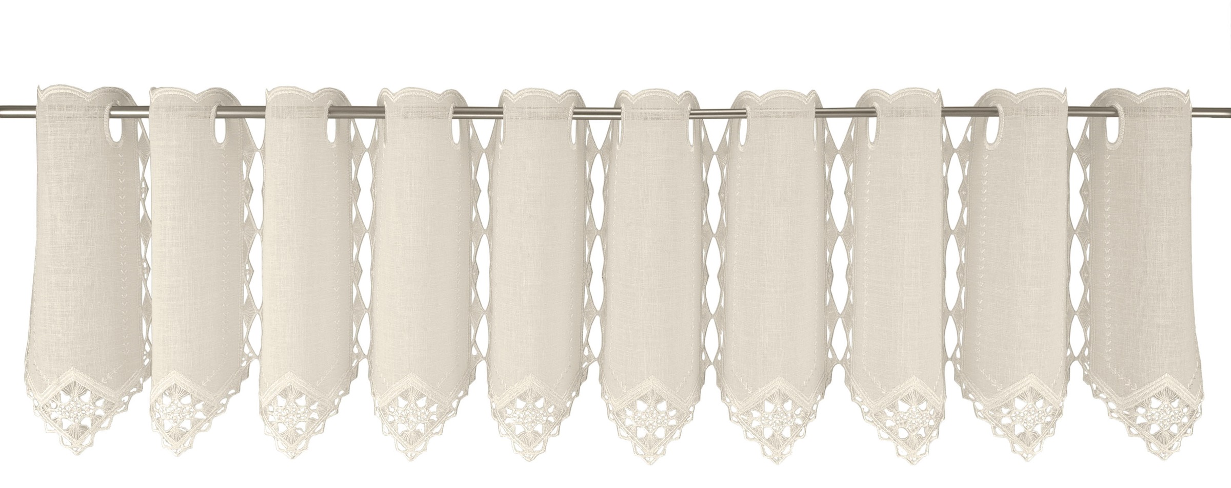 Image of VHG Scheibengardine nach Mass »Jonna«, (1 St.), Stickerei Langstore, verschiedene Grössen bei Ackermann Versand Schweiz