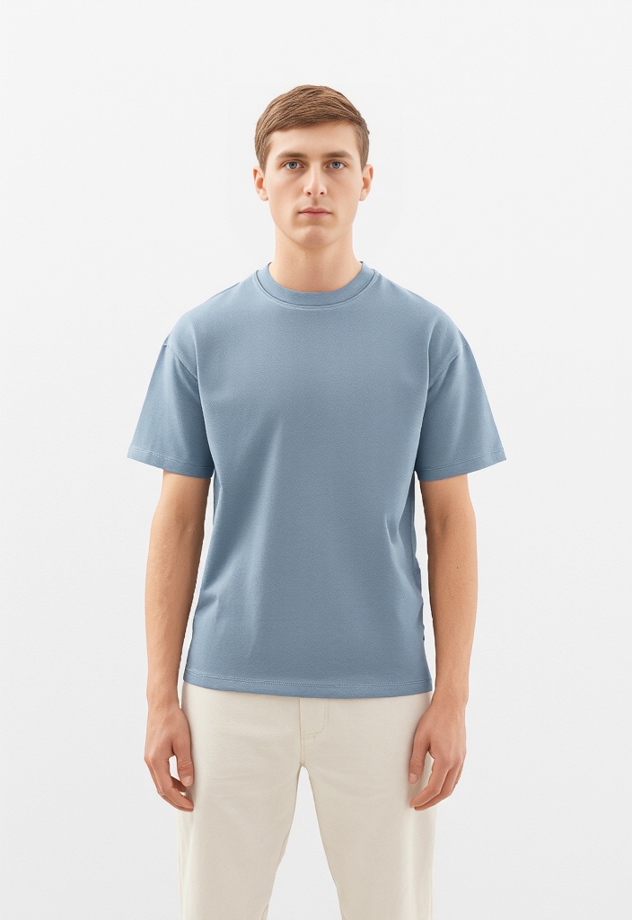 Jack & Jones Oversize-Shirt »JJEBRADLEY Oversize T-Shirt mit klassischem Rundhalsausschnitt«, mit gekämmten Jersey
