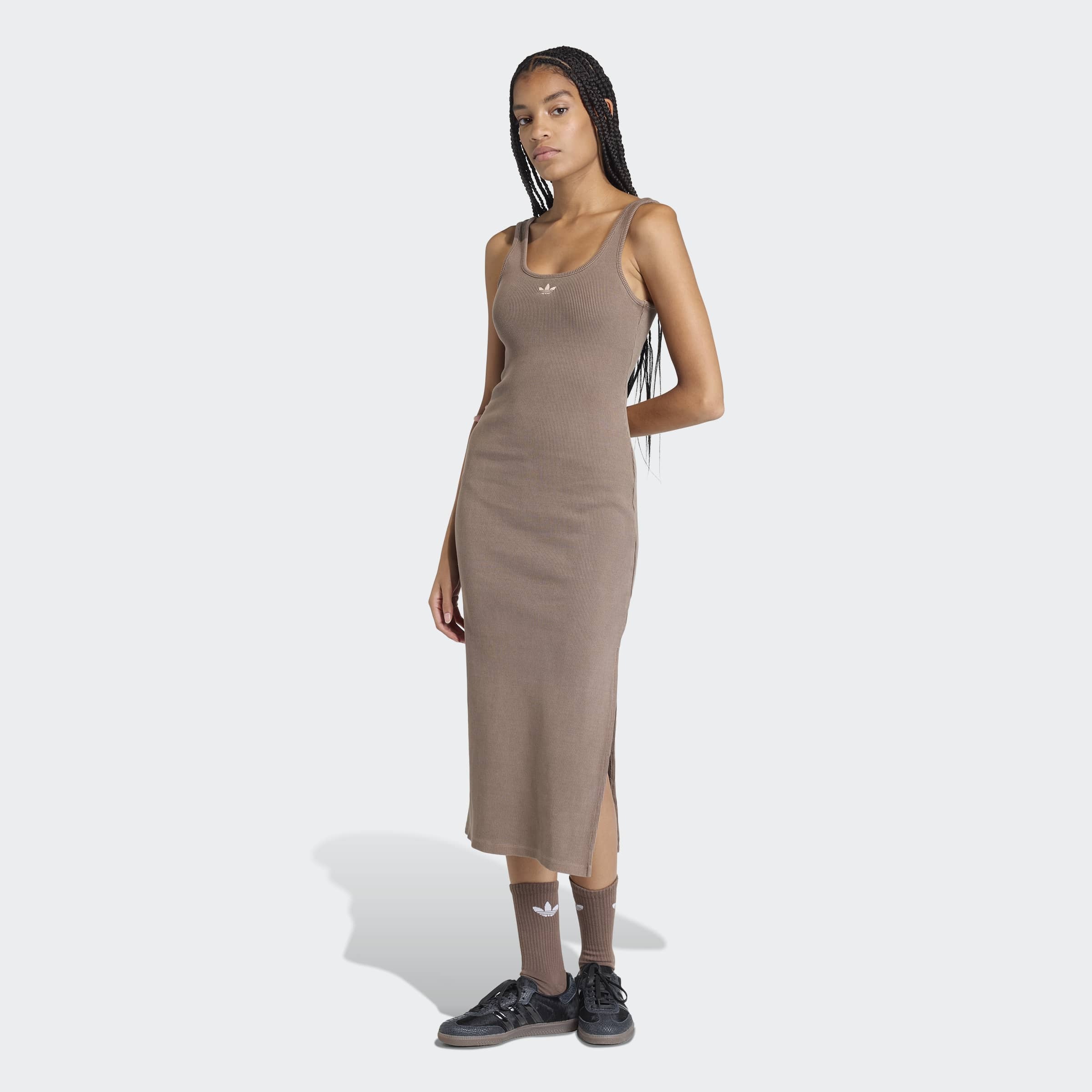 Image of adidas Originals Shirtkleid "ESS RIB DRESS"