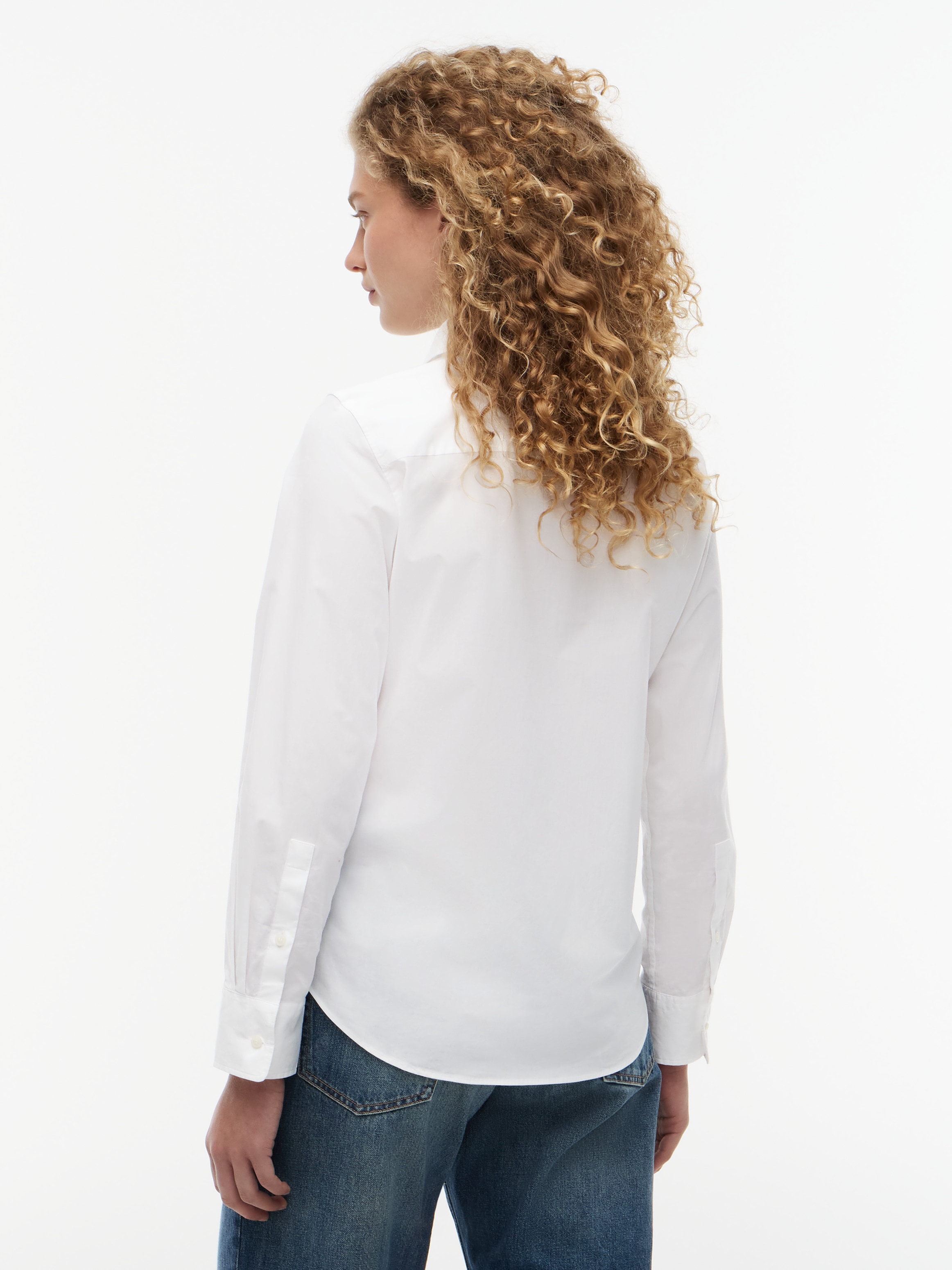 Tommy Hilfiger Hemdbluse »STRETCH REGULAR LS SHIRT« mit gesticktem Tommy Hilfiger Logo, Regular Fit