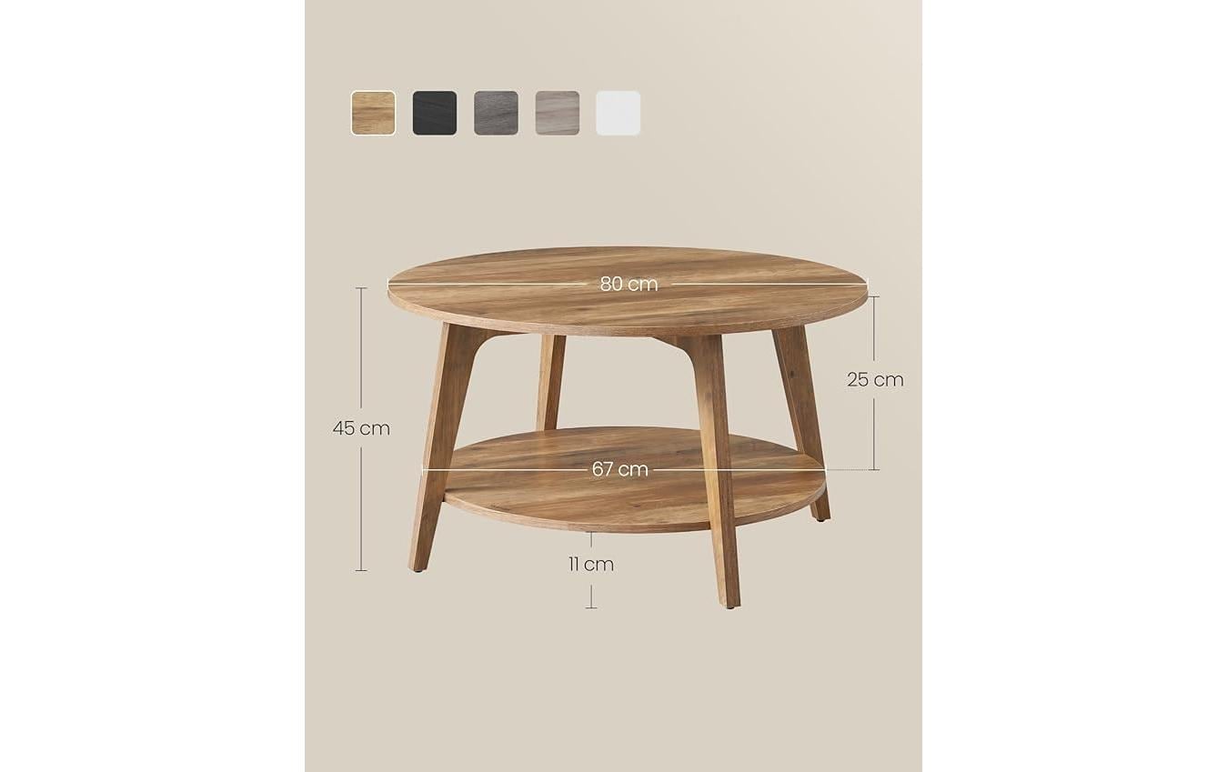 VASAGLE Table basse »VASAGLE 80 x 45 cm« 1 cuis tlg.