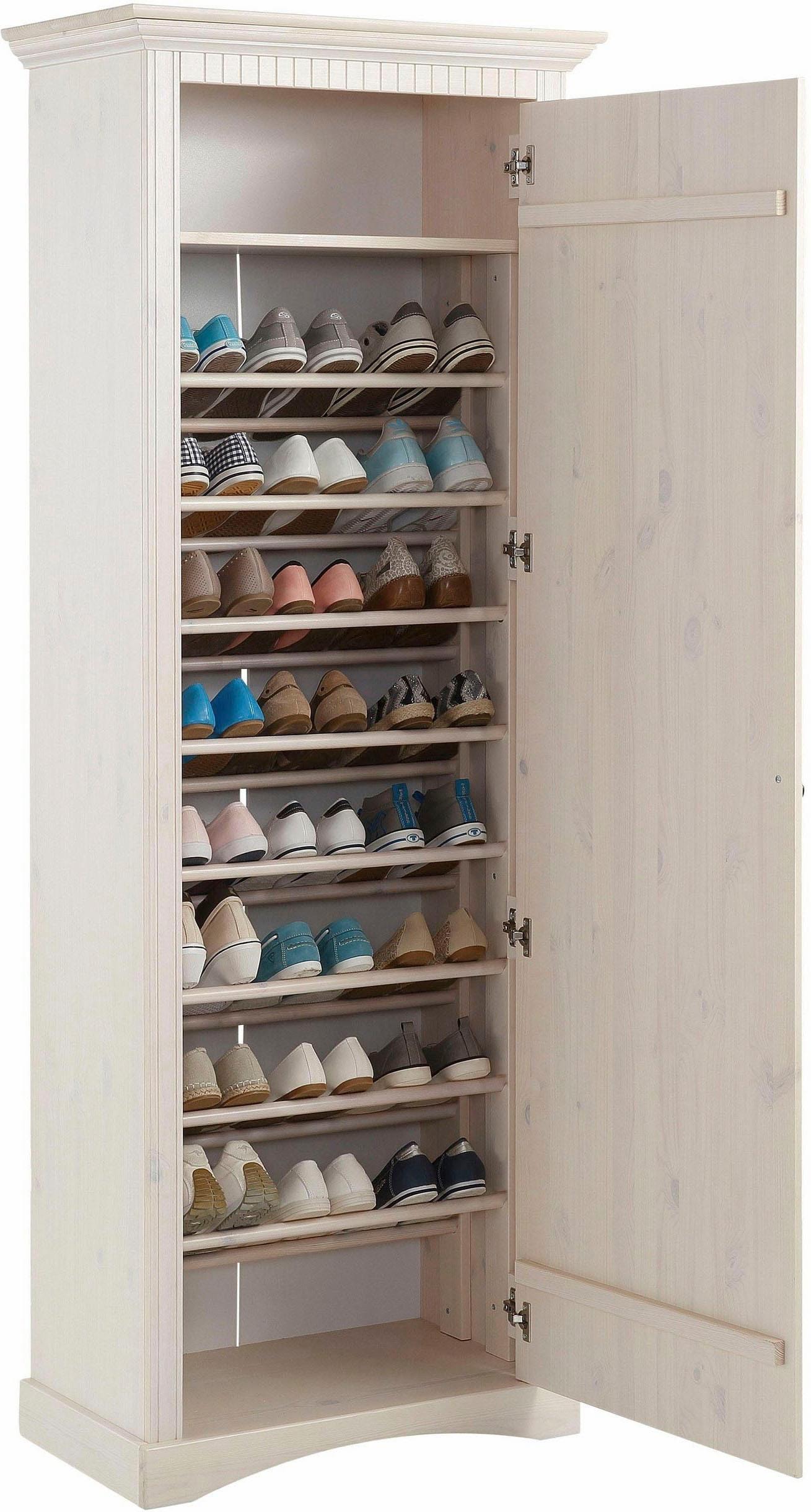 Home affaire Schuhschrank »Rustic«, aus massiver Kiefer, 71 cm breit bequem  kaufen