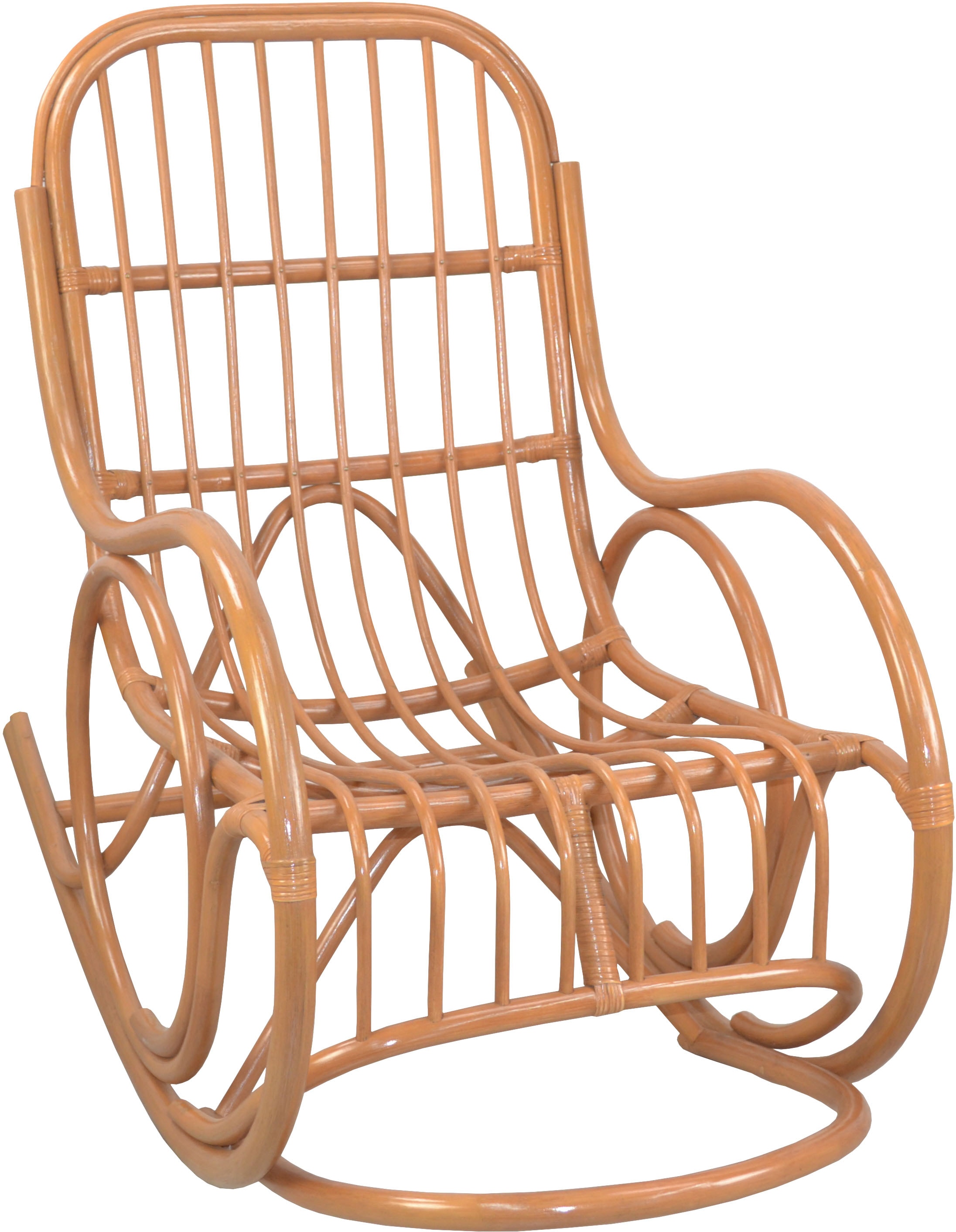 HOFMANN LIVING AND MORE Fauteuil à bascule 1 cuis tlg. Handgeflochten