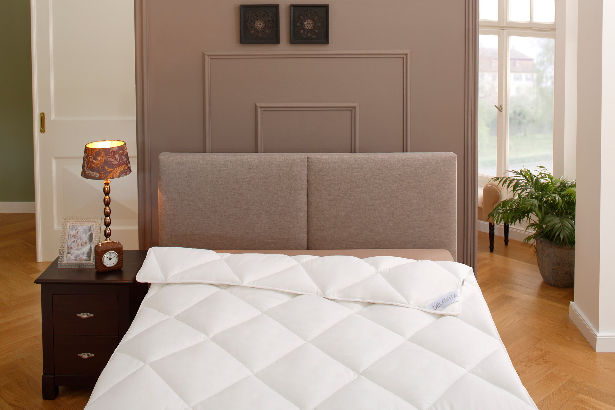 Image of DELAVITA Kunstfaserbettdecke »Moldau«, normal, Füllung Polyester, Bezug Polyester, (1 St.), Die Sanitized®-Ausrüstung! bei Ackermann Versand Schweiz