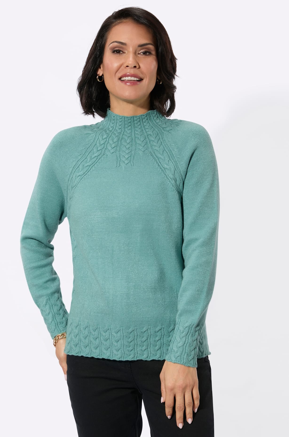 Casual Looks Stehkragenpullover "Stehkragen-Pullover"