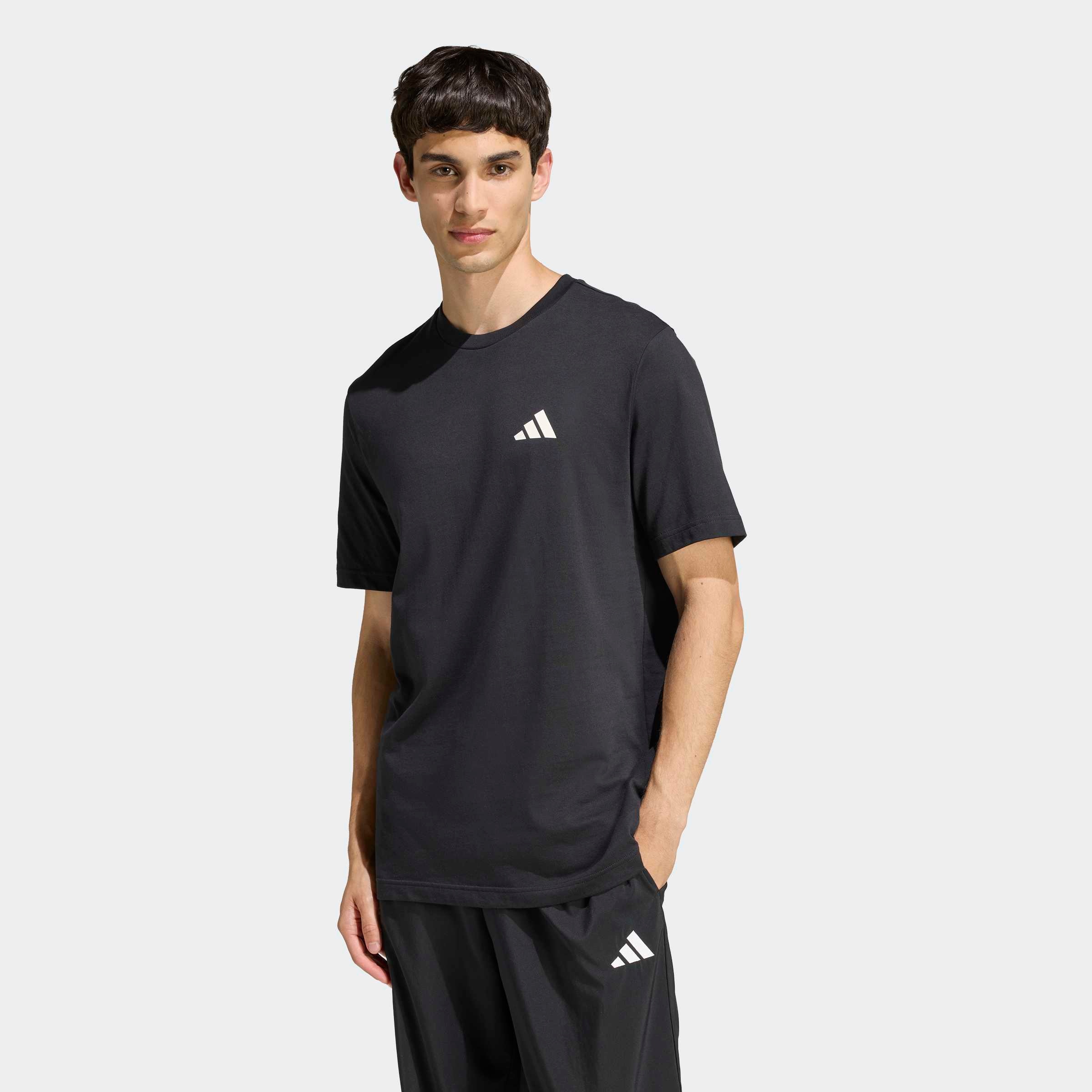 Image of adidas Sportswear T-Shirt "M OUT BIKE T" mit Rundhalsausschnitt, Kurzarmdesign, ohne Verschluss
