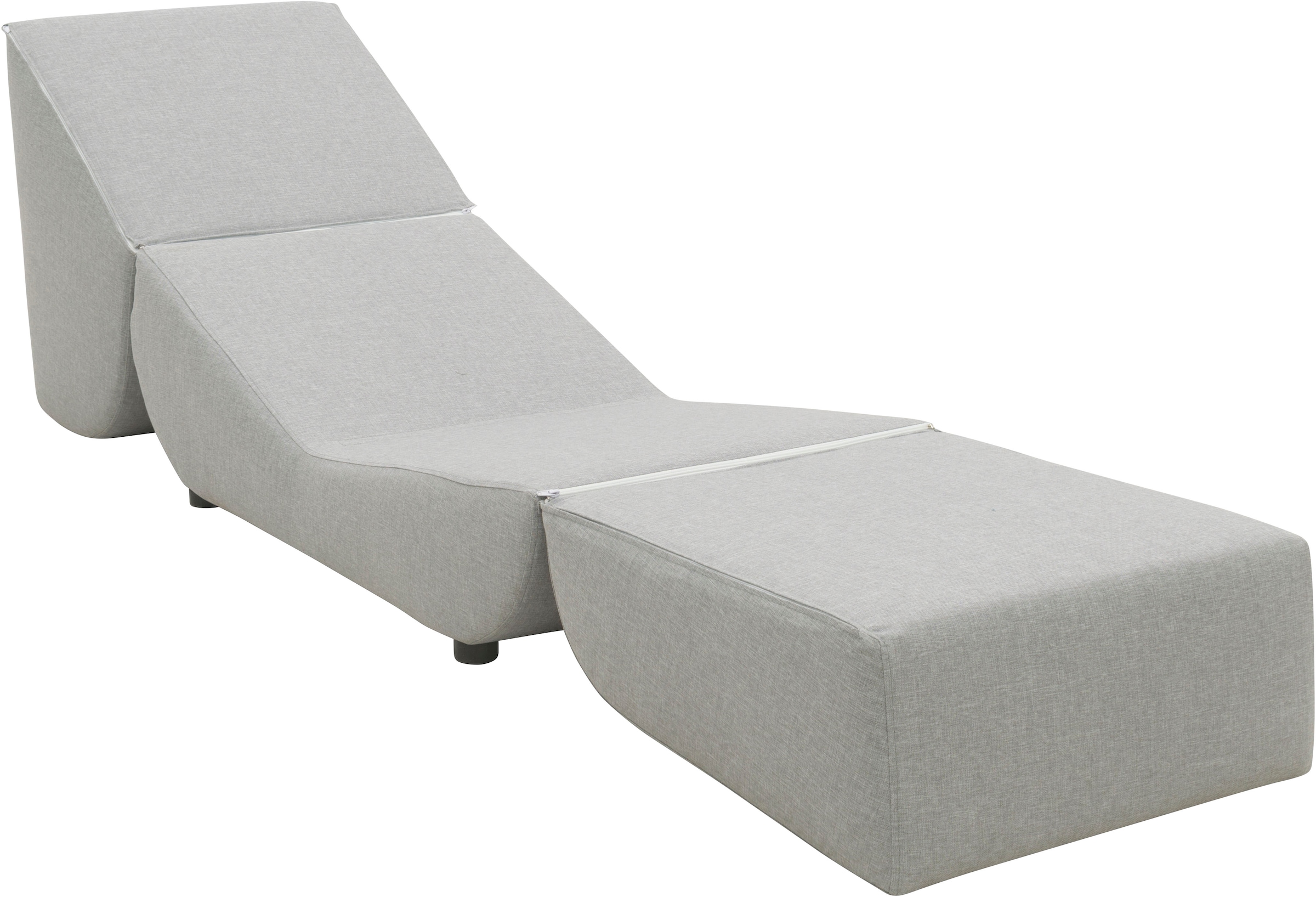 DOMO collection Loungesessel »VENDY Outdoor«, (1 St.), Zum Schlaf-und Relaxsessel wandelbar