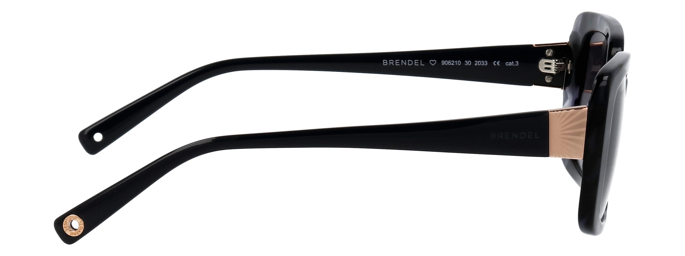 BRENDEL eyewear Sonnenbrille »Modell 906210« Form Karree/Eckig, Logoschriftzug auf Bügel, Kunststofffassung