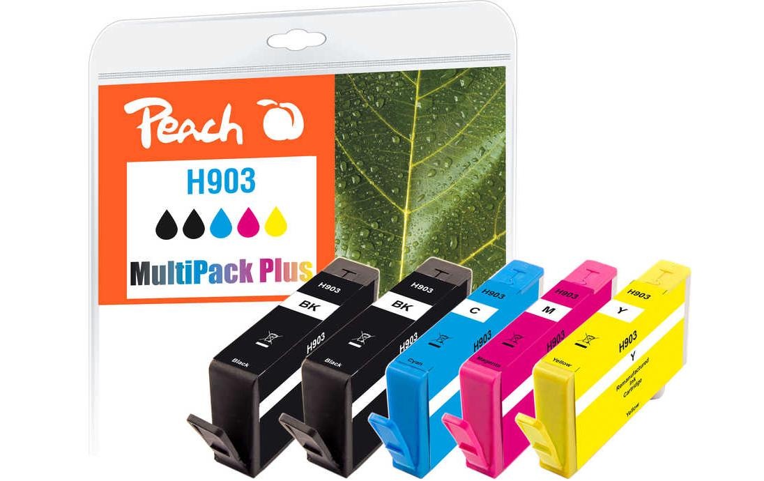 Peach Tintenpatrone »HP Nr. 903 Multipack Plus BK/C/M/Y«