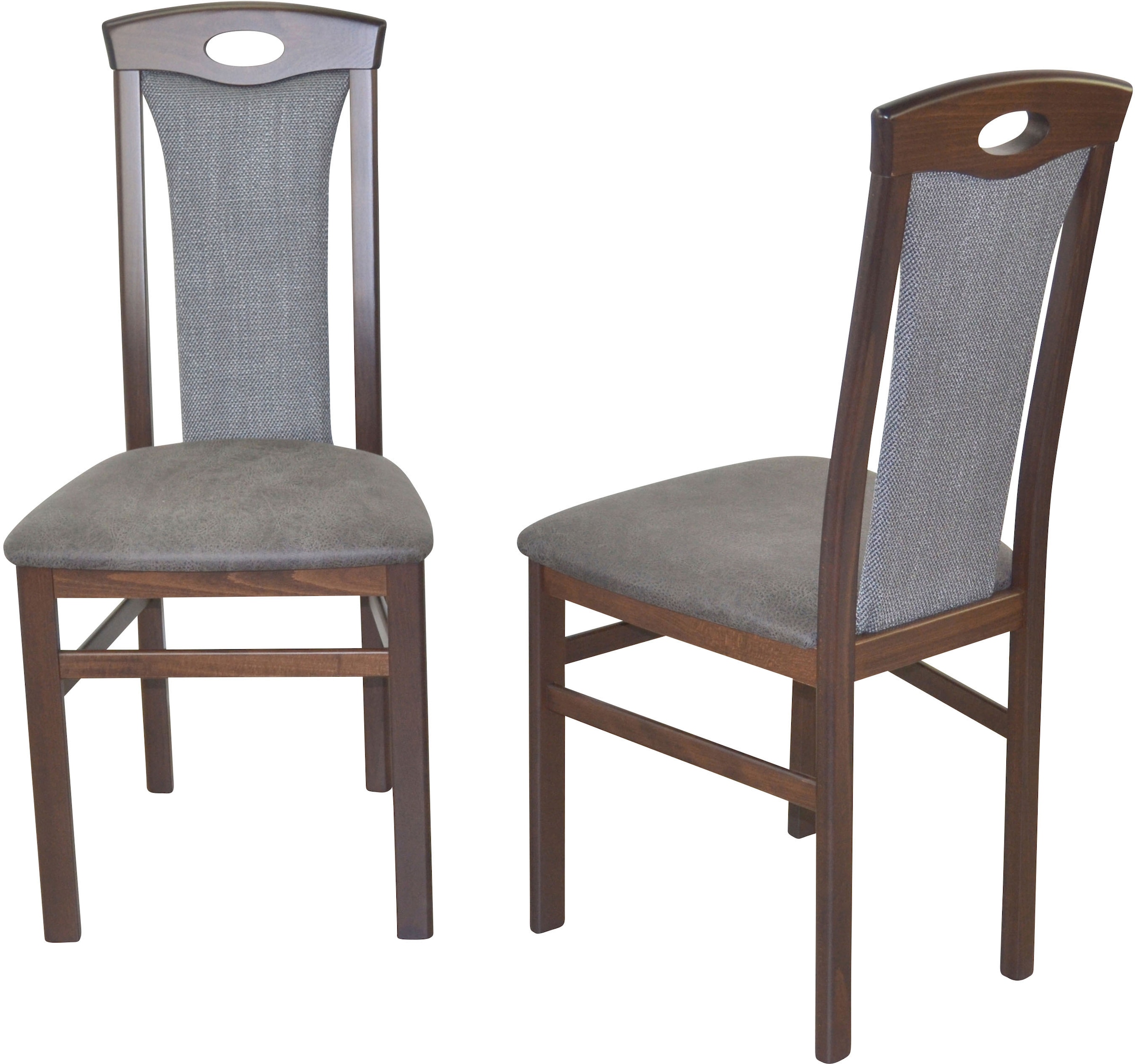 HOFMANN LIVING AND MORE Essgruppe »3tlg. Tischgruppe« Spar-Set, 3tlg. Tischgruppe, 3 Stk. tlg. Stühle montiert