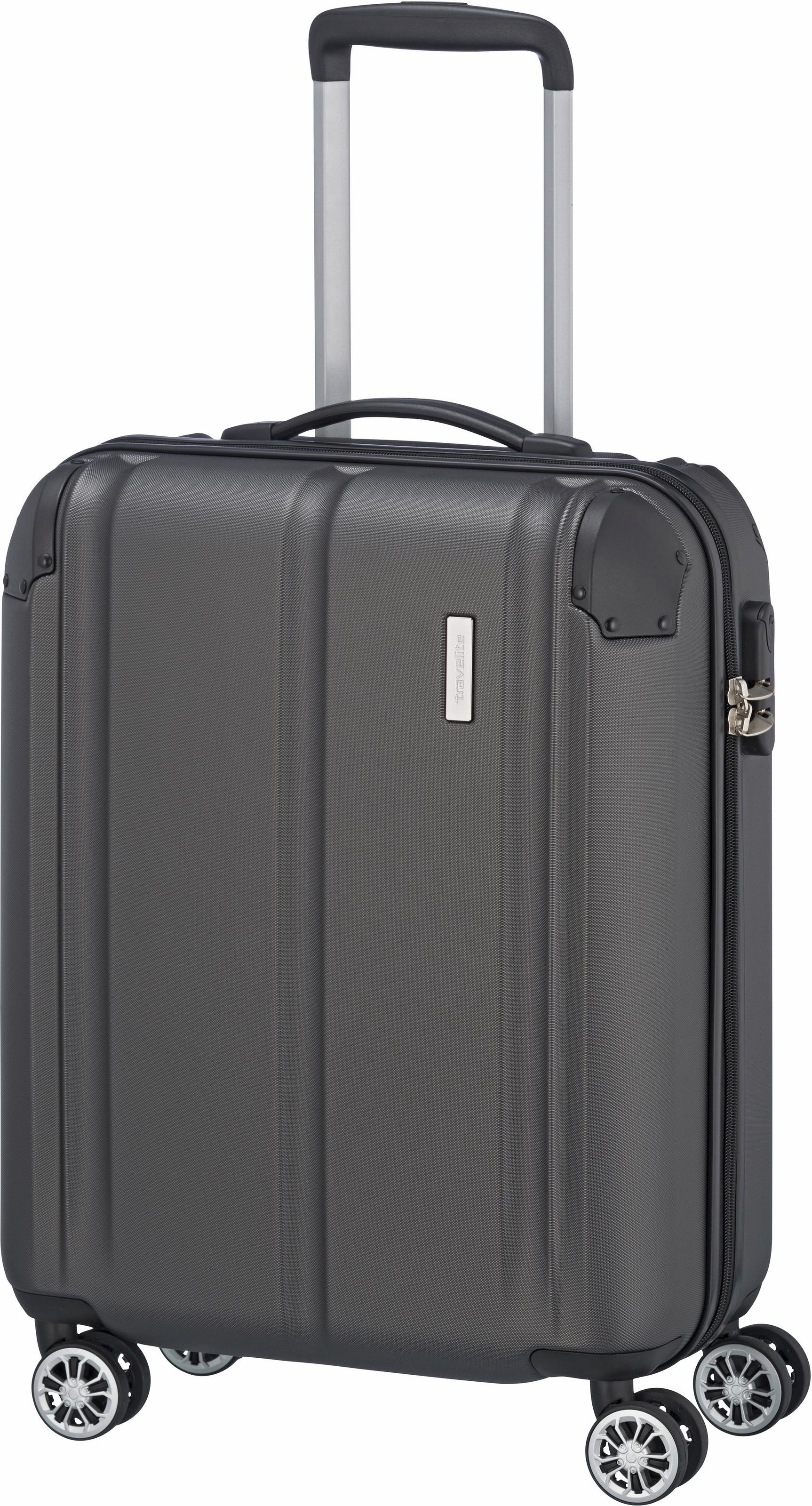 travelite Trolley à coque dure »CITY Reisekoffer Hartschale« 40 litre 4 Rollen avec serrure TSA, bagage de voyage robuste en ABS
