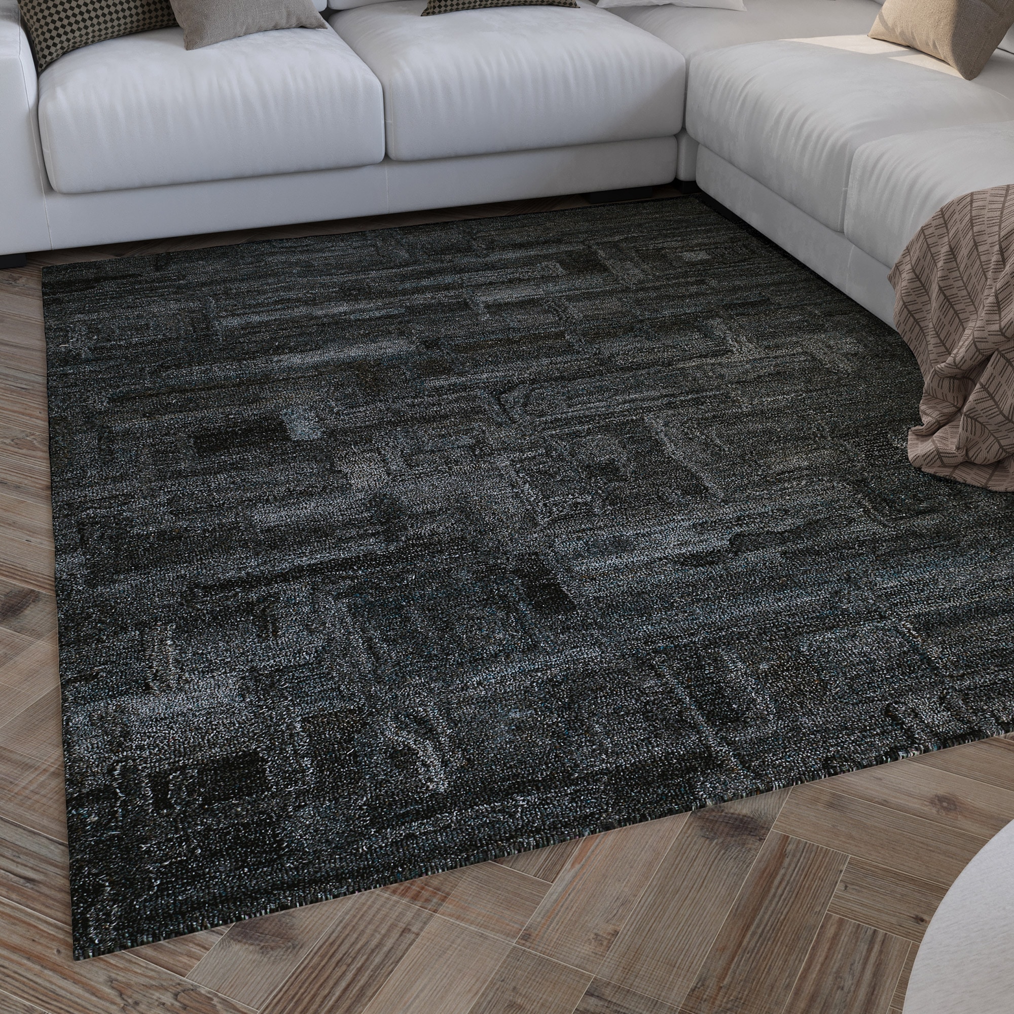 Image of Wecon home Teppich "Hamptons FORTYTWO" rechteckig 15 mm Höhe Läufer, Kurzflor, Wohnzimmer, Schlafzimmer, elegant, geometrisch