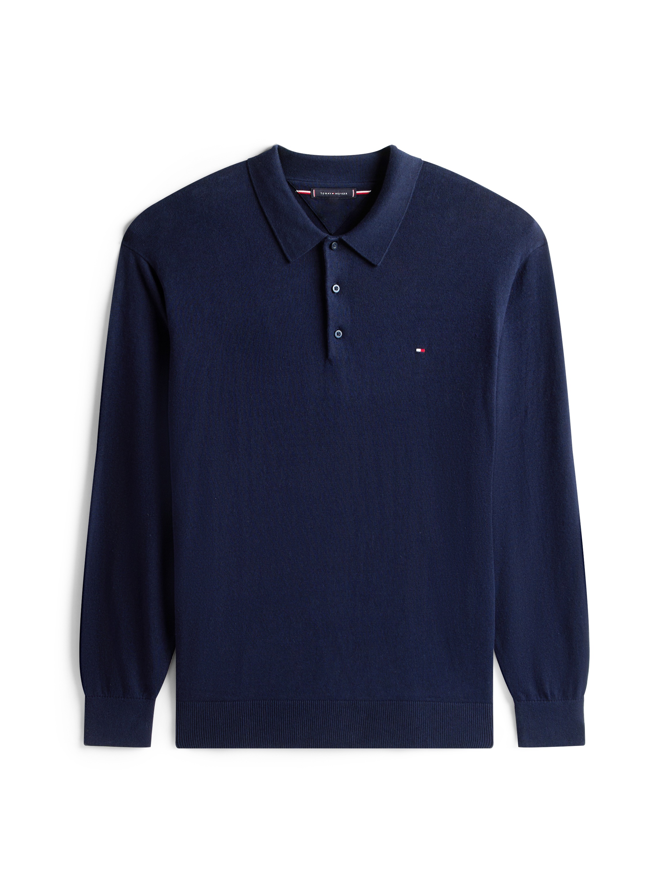 Tommy Hilfiger Big & Tall Polokragenpullover »BT-PIMA ORG CTN CASH«, Grosse Grössen, regular fit, Polokragen
