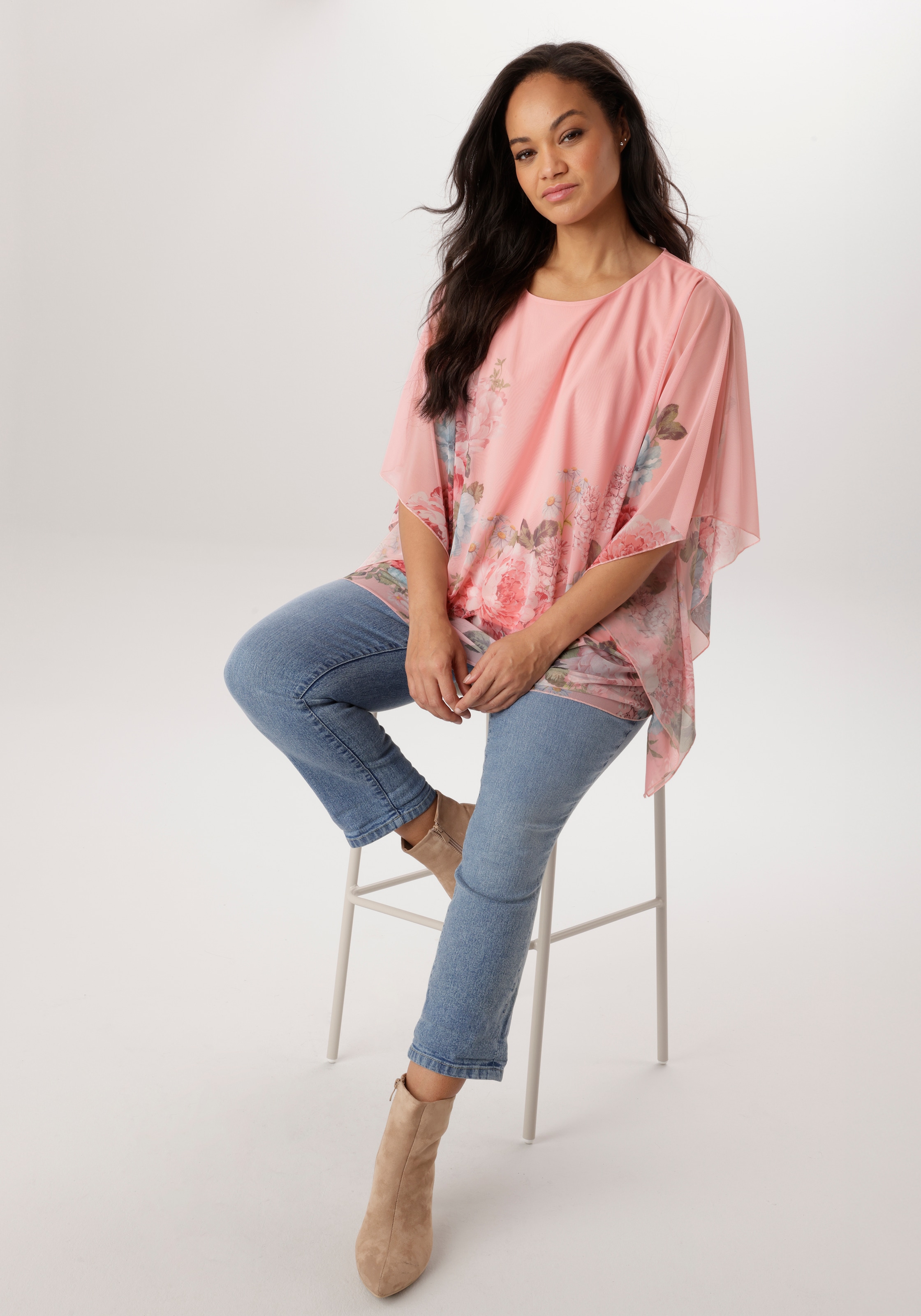 Aniston PLUS Chemisier sanft fallende Meshqualität - NEUE KOLLKTION