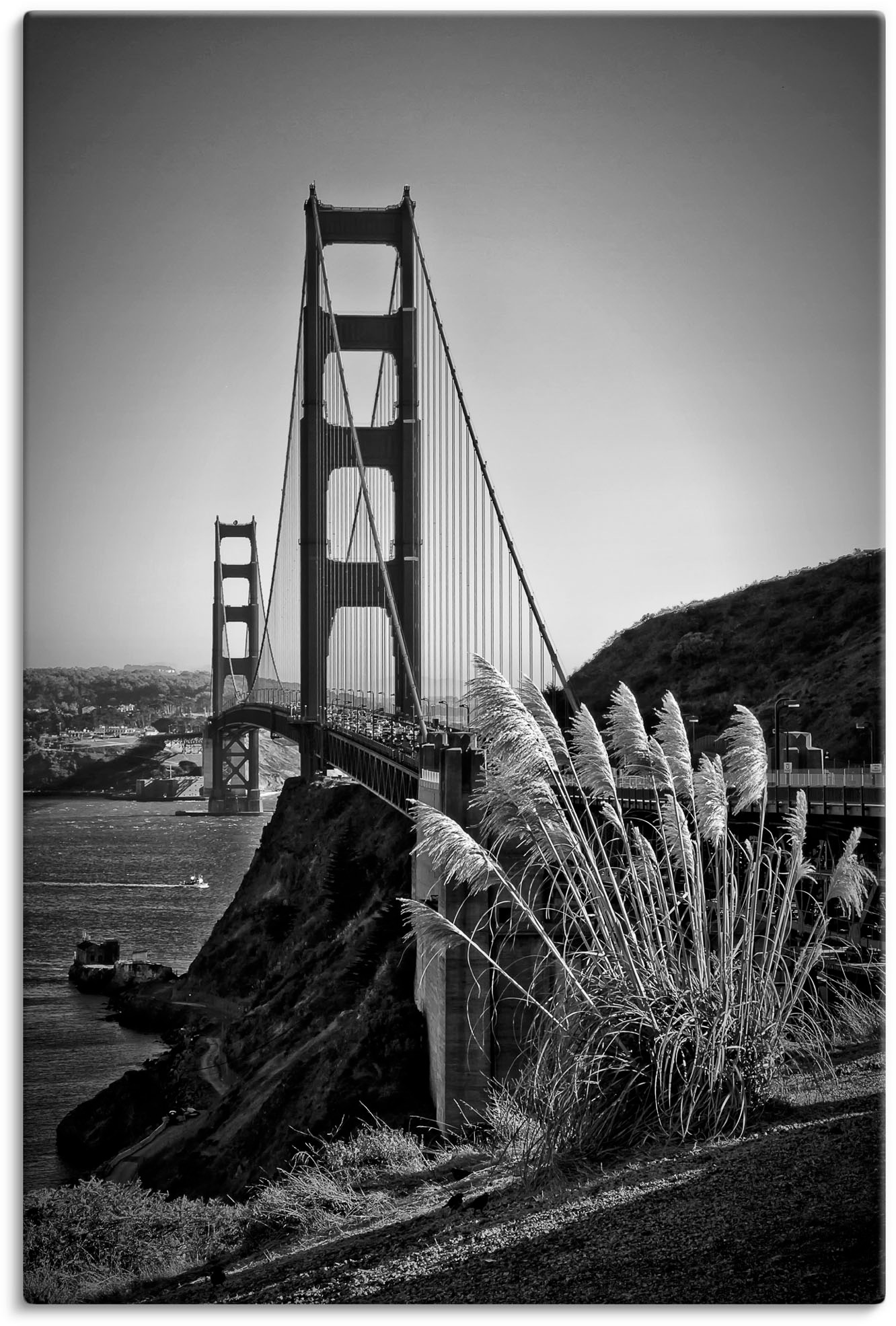 Artland Wandbild »San Francisco Golden Gate Bridge«, Amerika, (1 St.), als Leinwandbild, Poster in verschied. Grössen