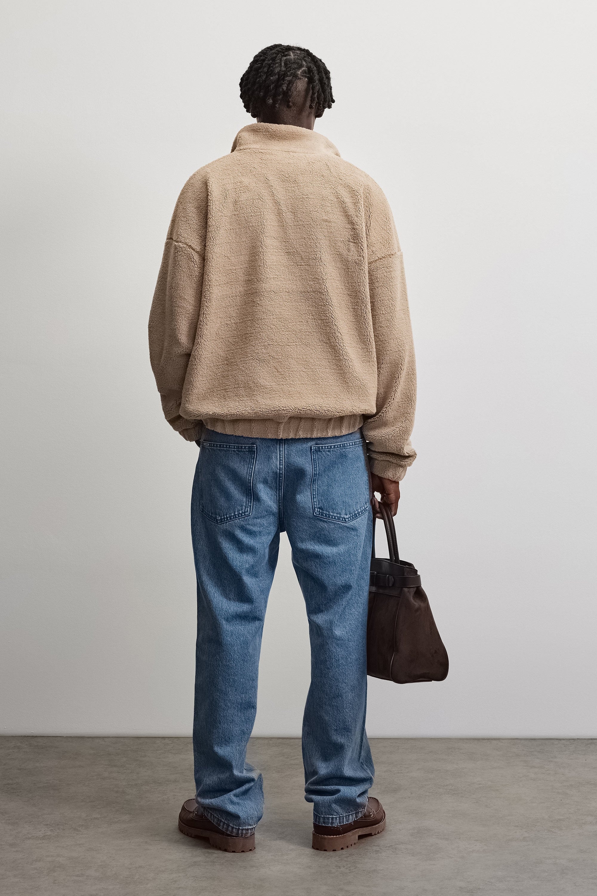 PEGADOR Sweat-shirt »Puka Teddy Half Zip Sweater«, Kunstfaser, regular fit
