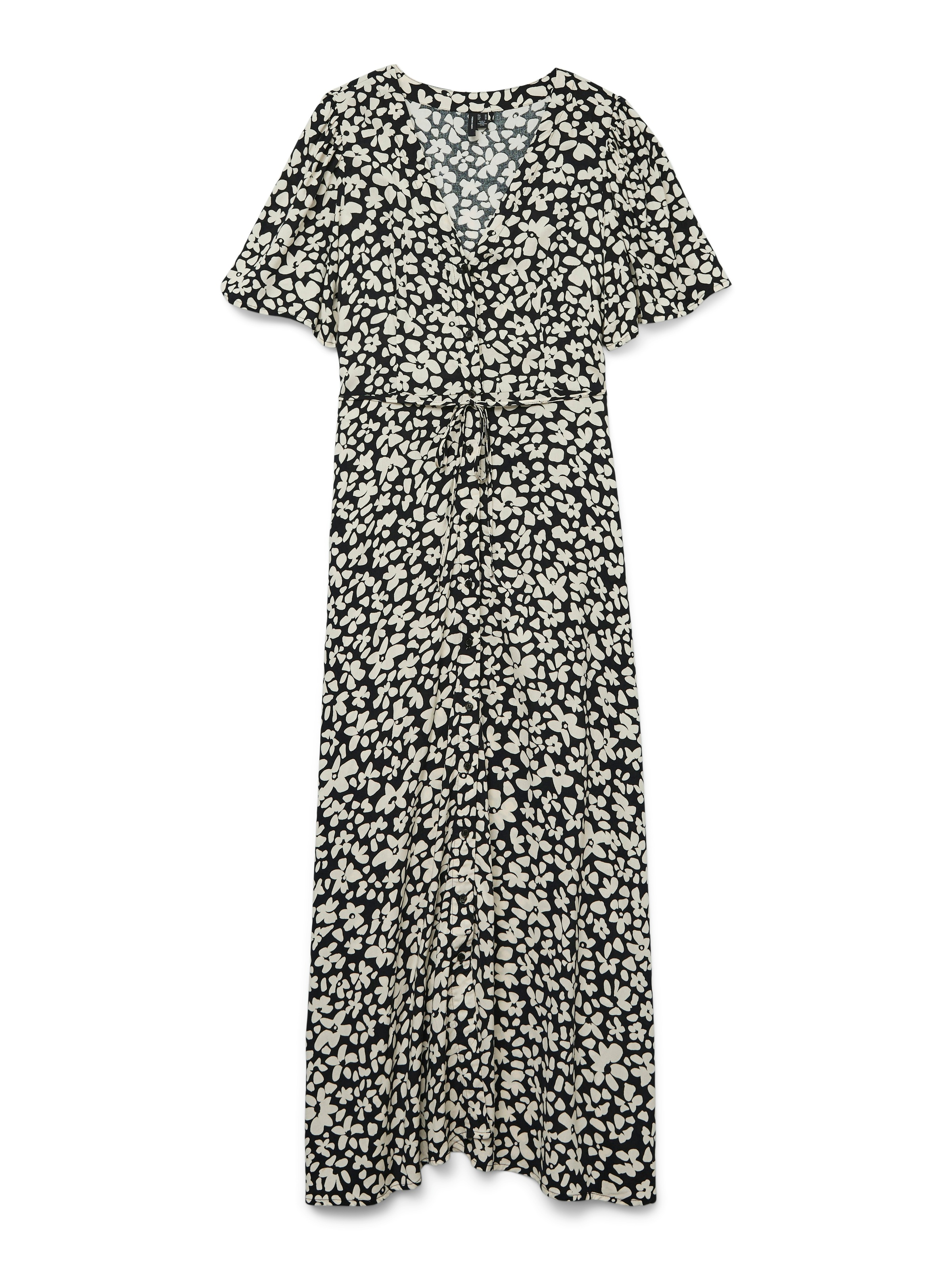 Vero Moda Sommerkleid »VMALBA SS CALF DRESS WVN GA NOOS«