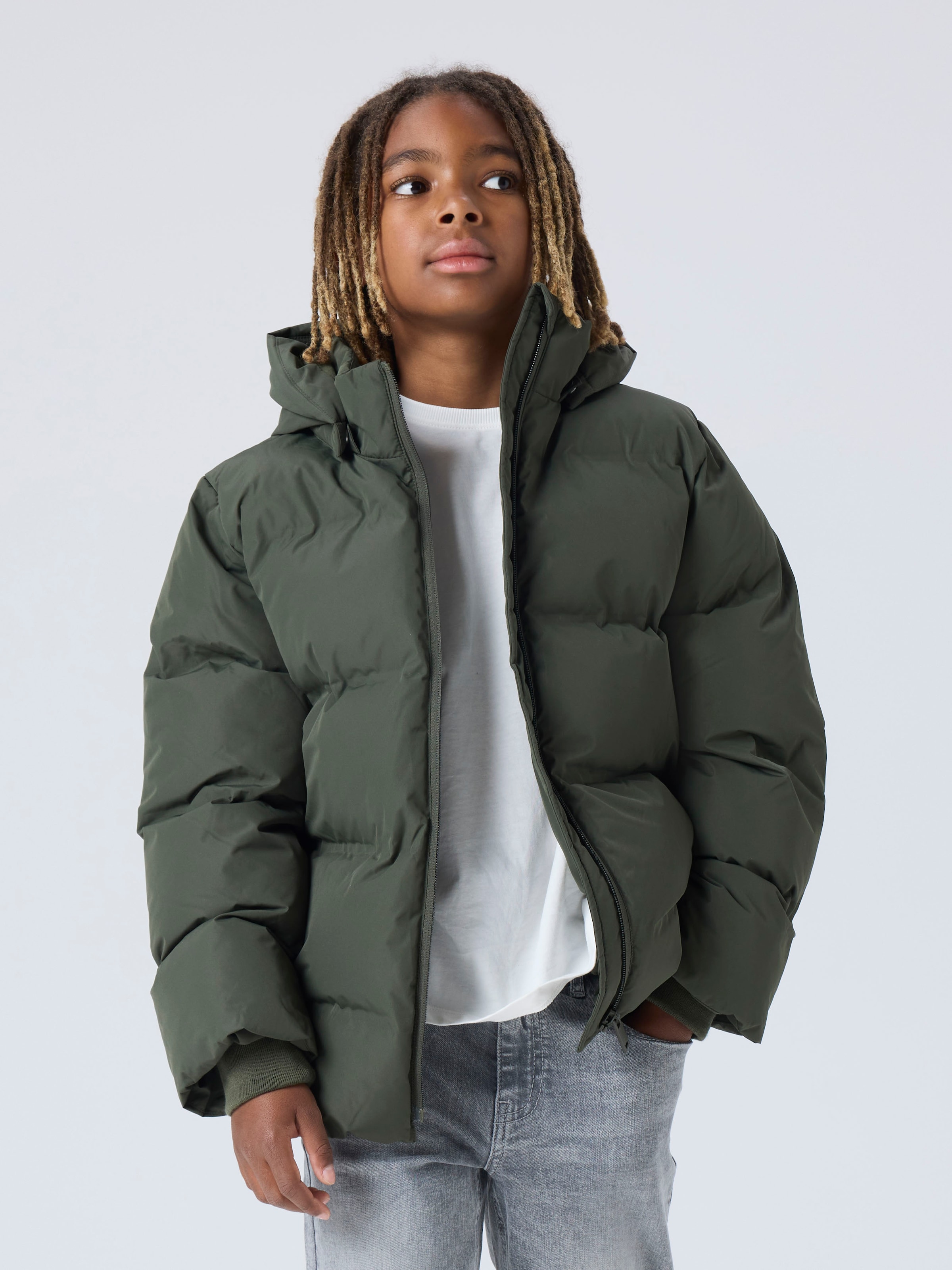 Name It Veste matelassée »NKFMUSK PUFFER JACKET TB« mit Kapuze