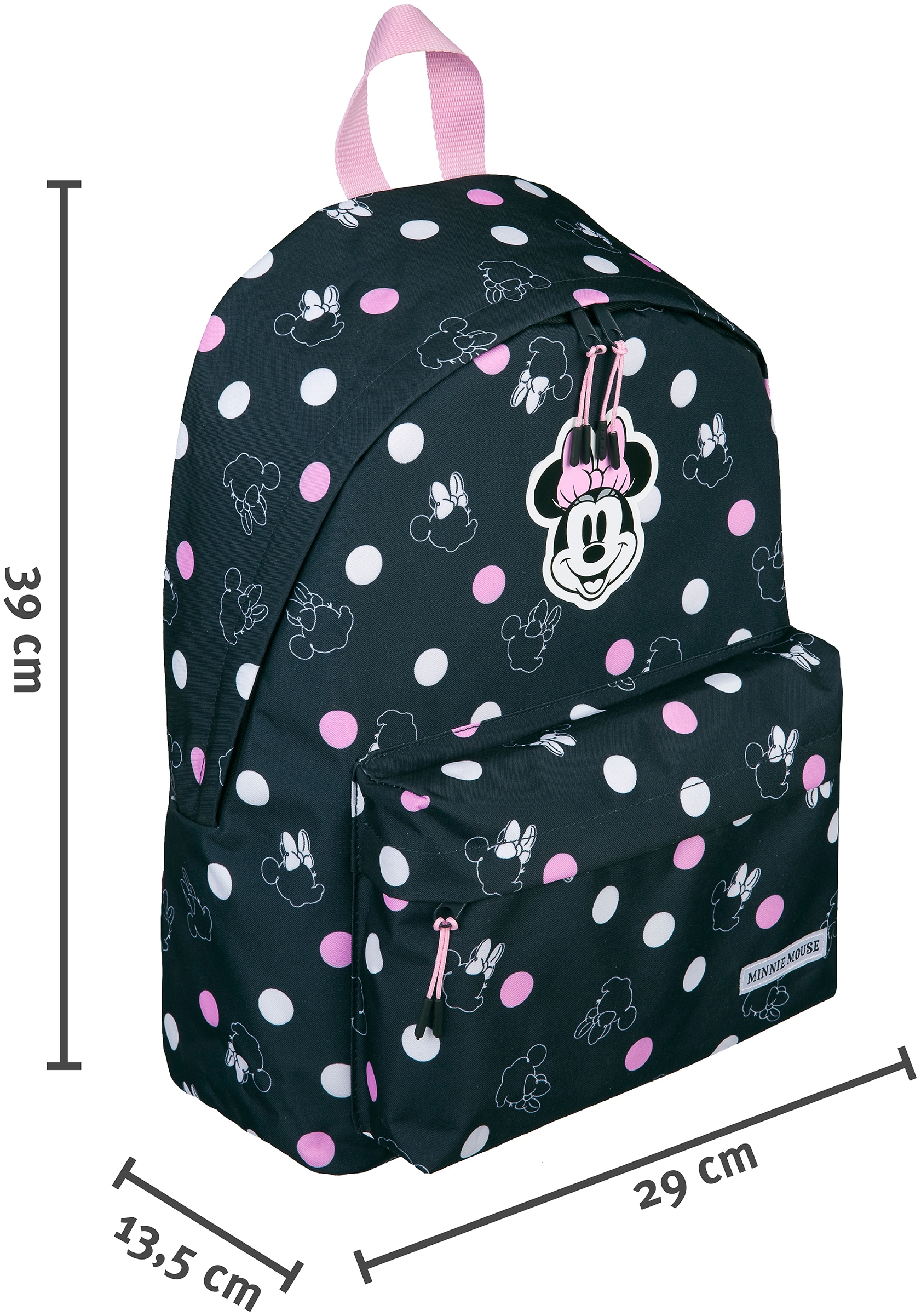 Scooli Kinderrucksack »Minnie Mouse« inkluisve Notizbuch A5 und Mäppchen