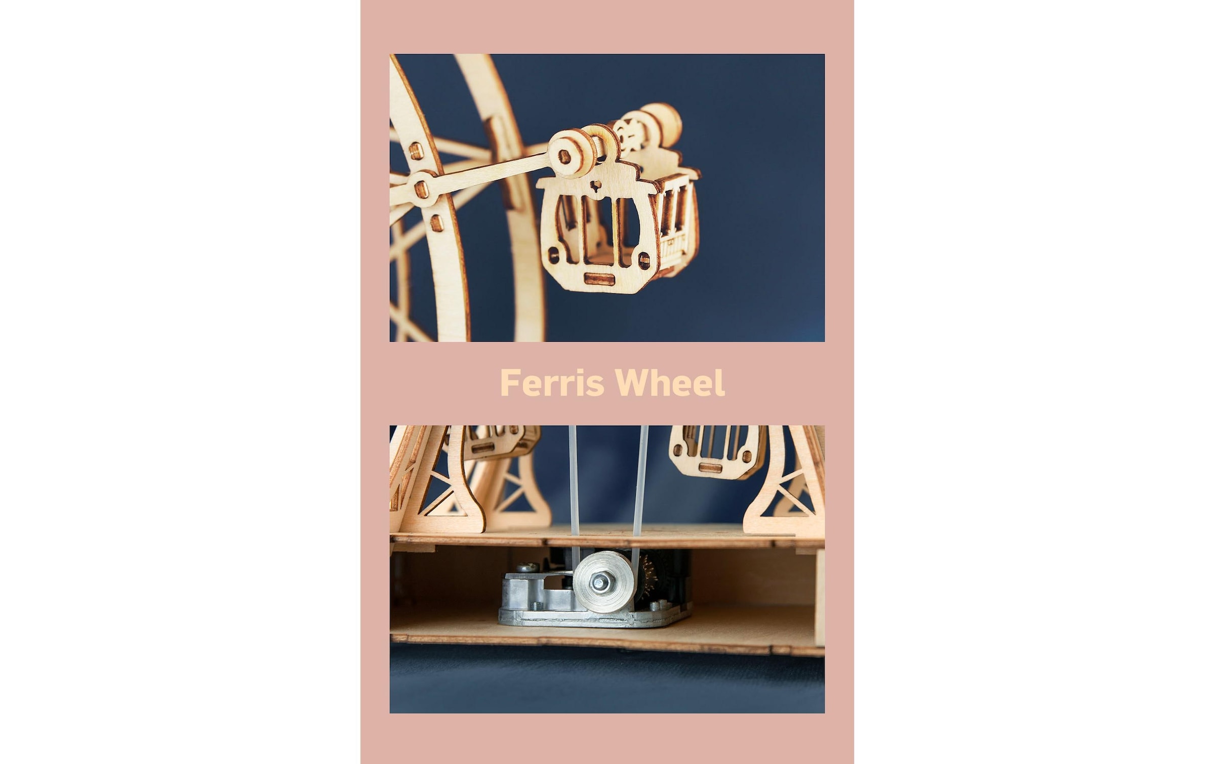   Modellbausatz »Rolife DIY Music Box--Ferris Wheel« 232 Stk. tlg.