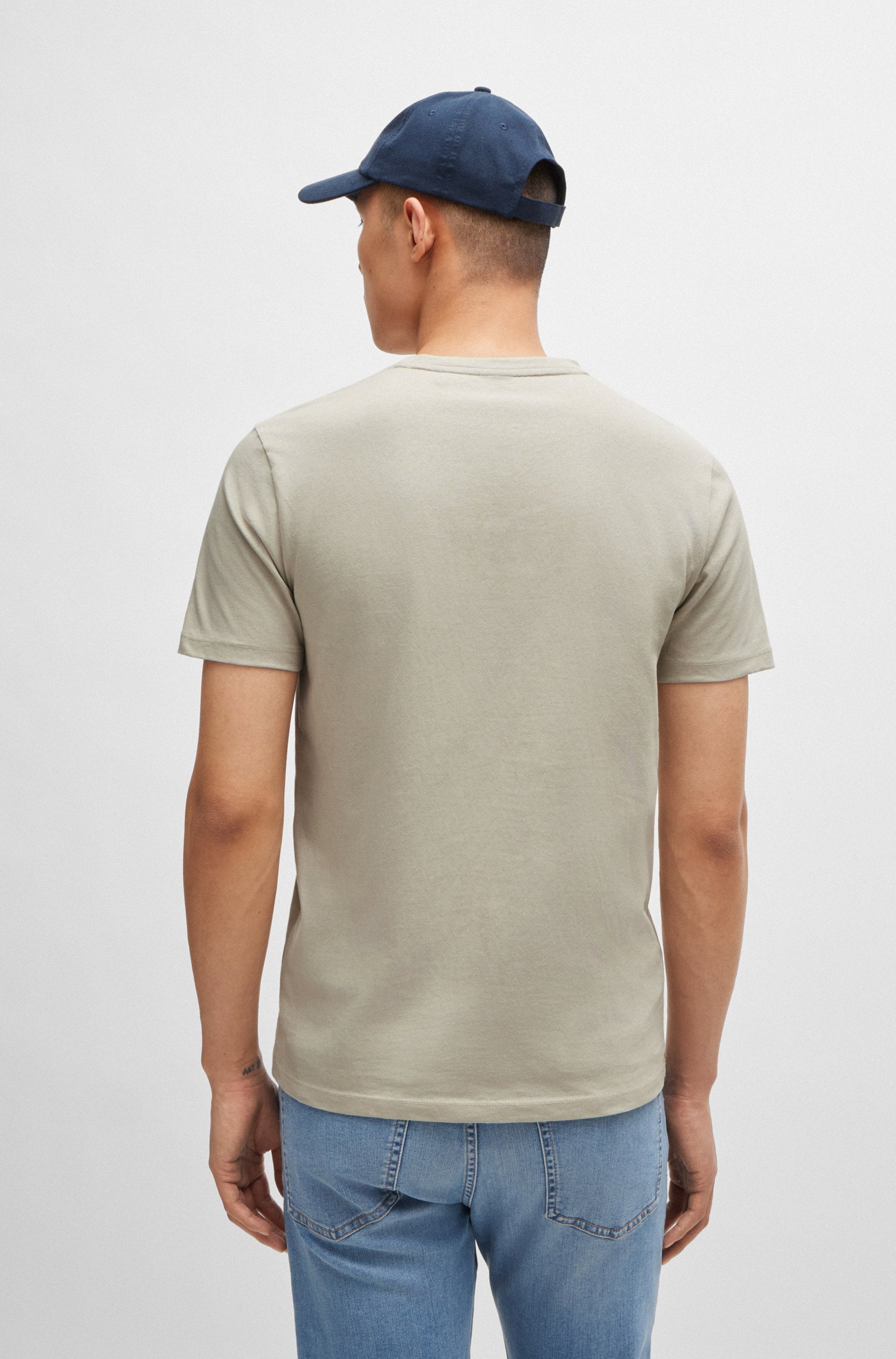 BOSS ORANGE T-Shirt »Tales«, mit BOSS Stickerei auf der Brust