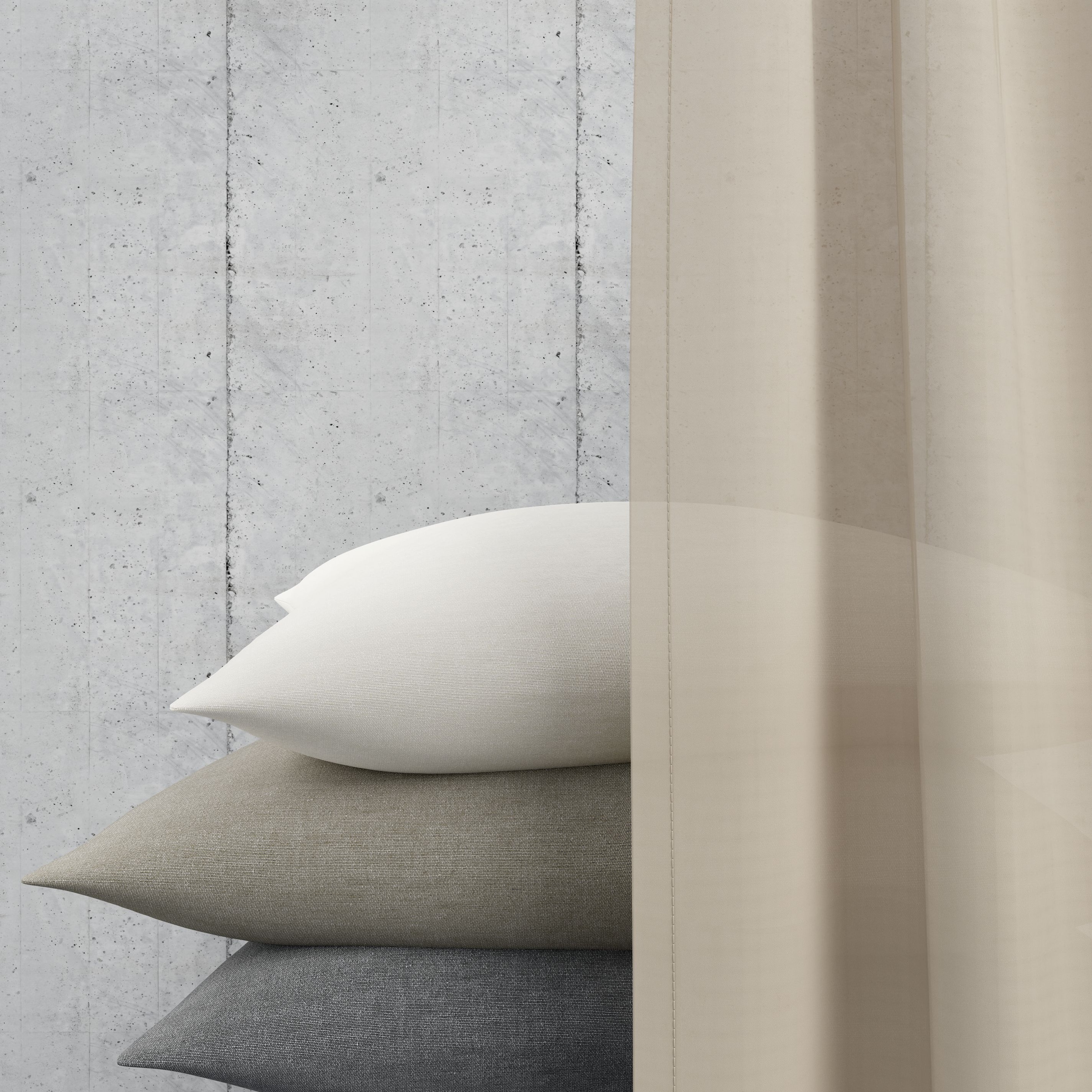 Neutex for you! Vorhang nach Mass »EVA« Multifunktionsband 1 Stk. tlg. Uni-Voile mit elegantem Glanz