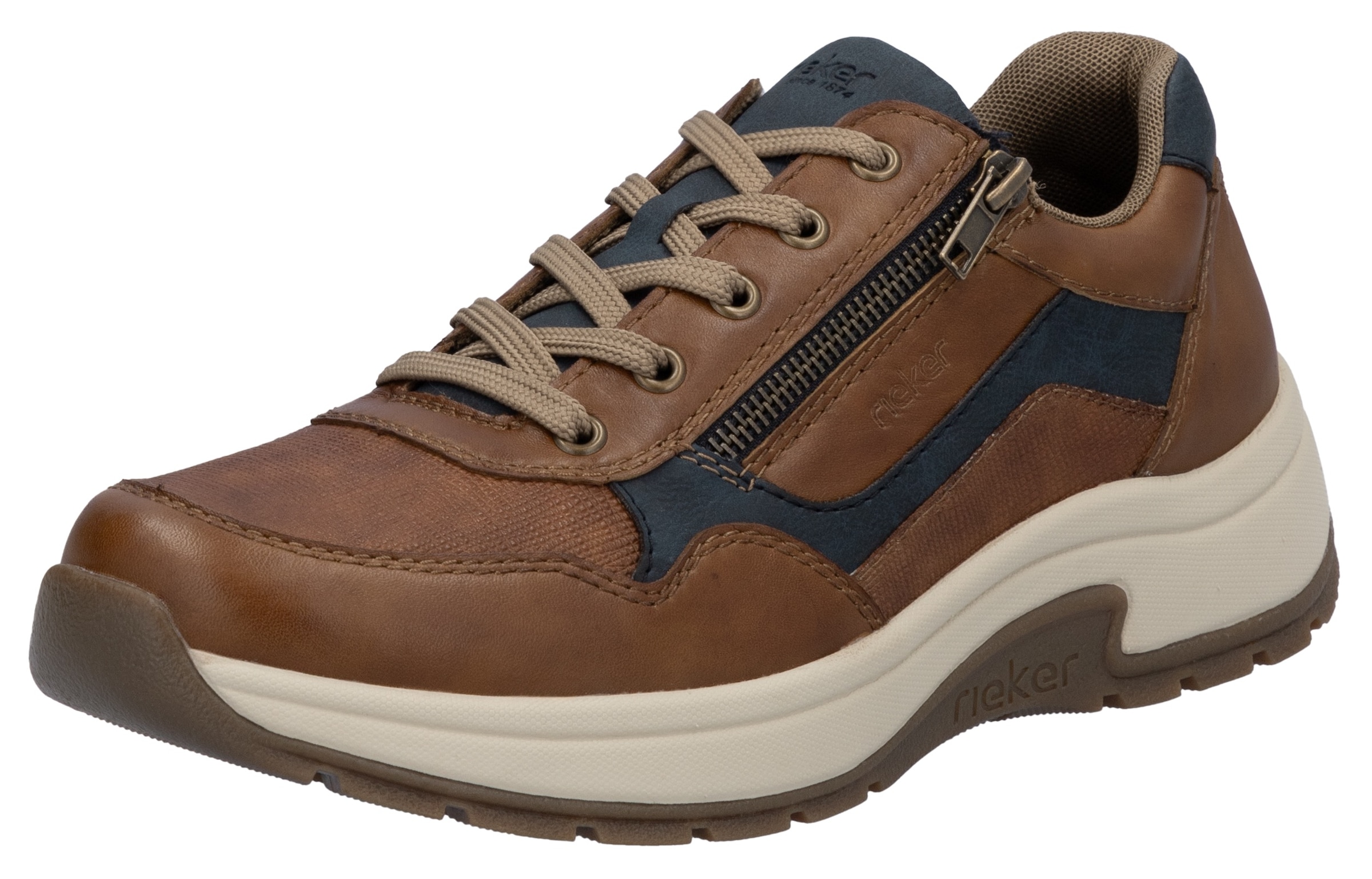 Image of Rieker Sneaker, Halbschuh, Freizeitschuh, Schnürschuh in bequemer Form