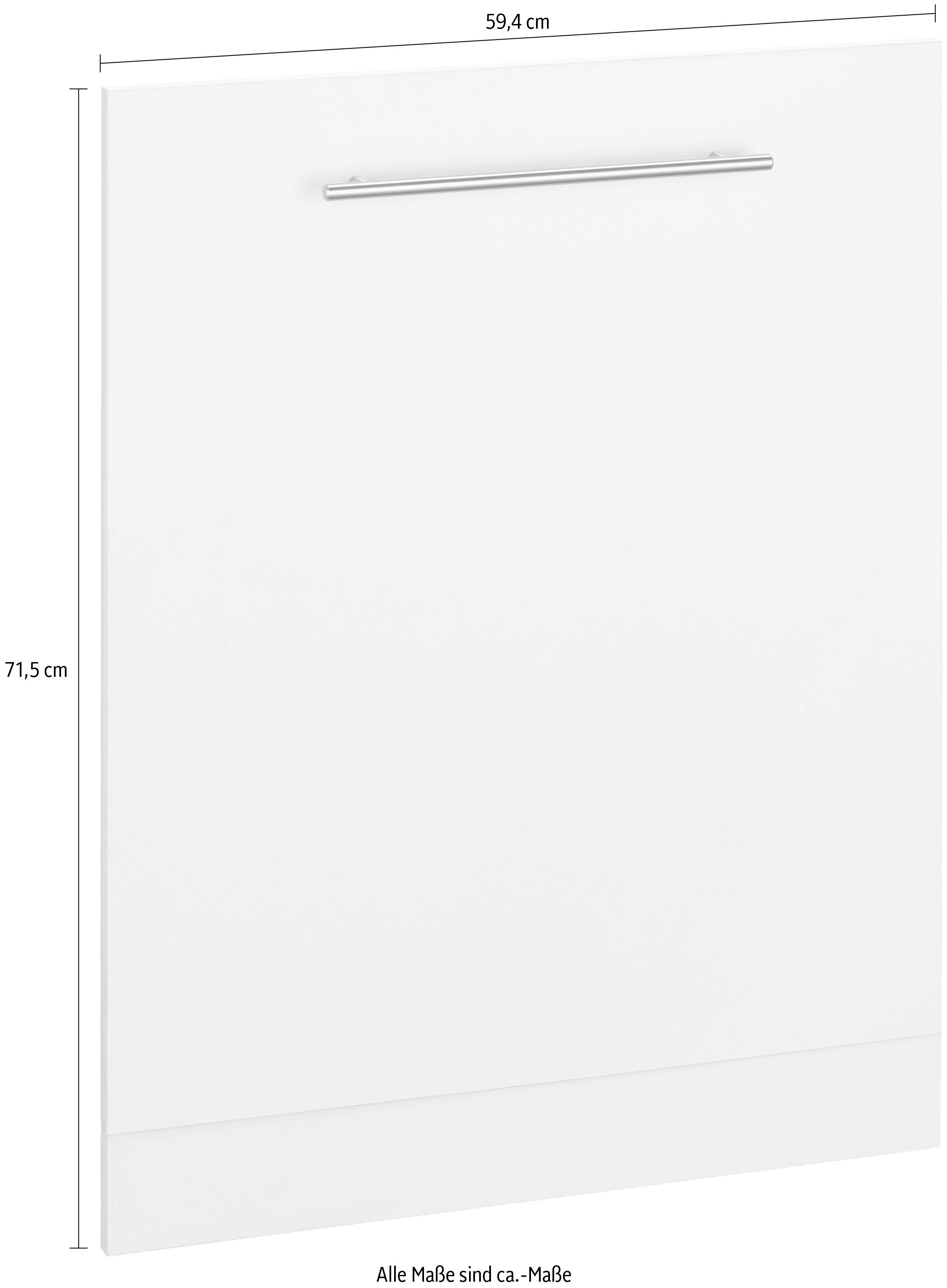 wiho Küchen Panneau frontal »Unna« 60 cm breit, für vollintegrierbaren Geschirrspüler