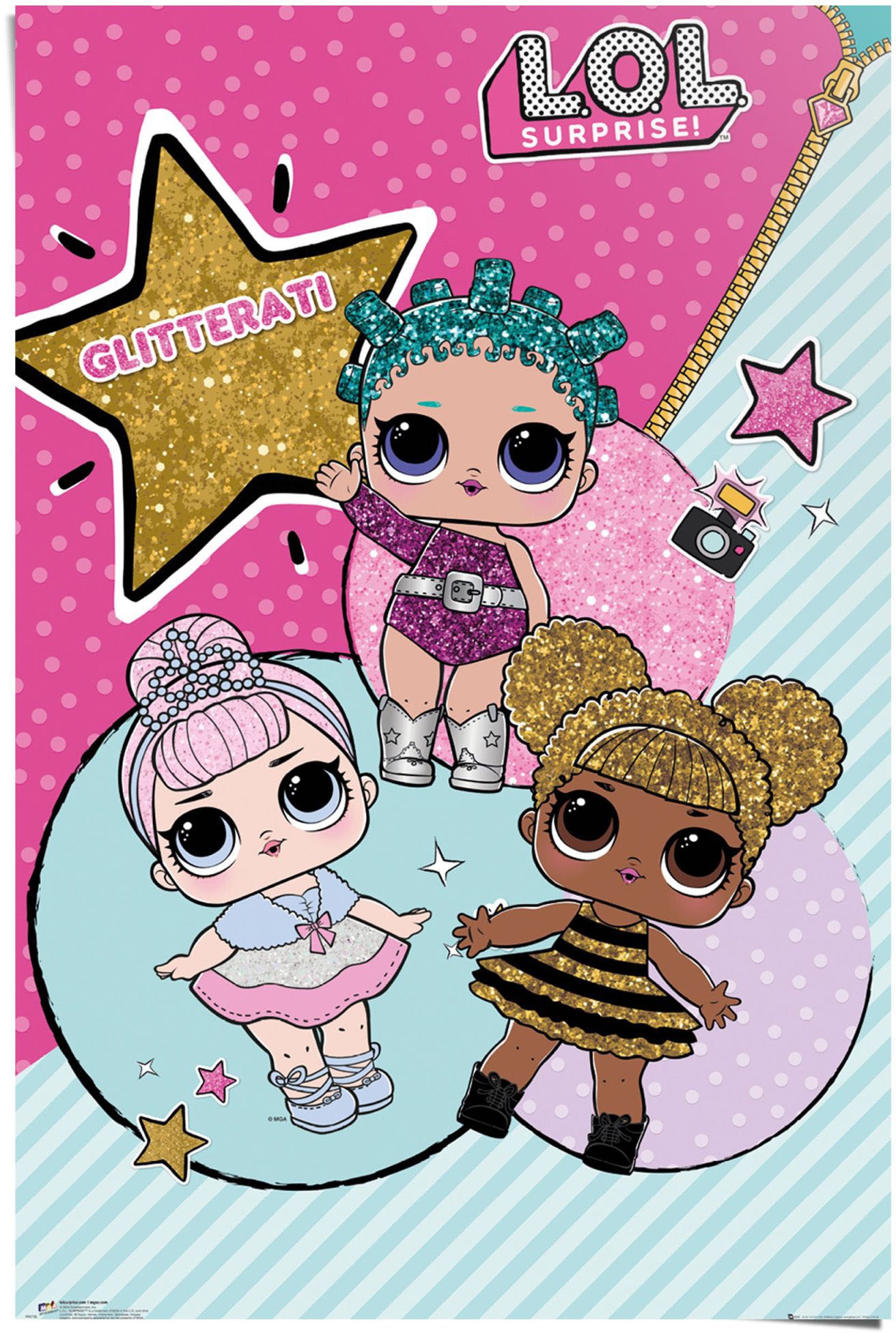 Image of Reinders! Poster »LOL Glitterati«, (1 St.) bei Ackermann Versand Schweiz