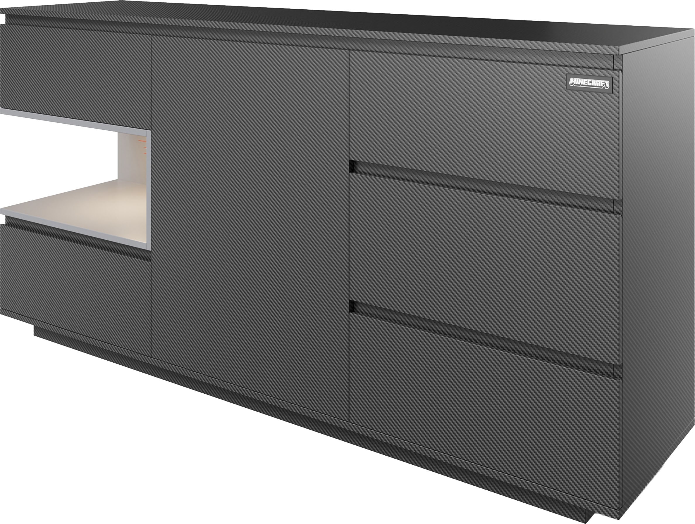 Image of Phoenix Kommode "Minecraft Sideboard" inkl Beleuchtung
