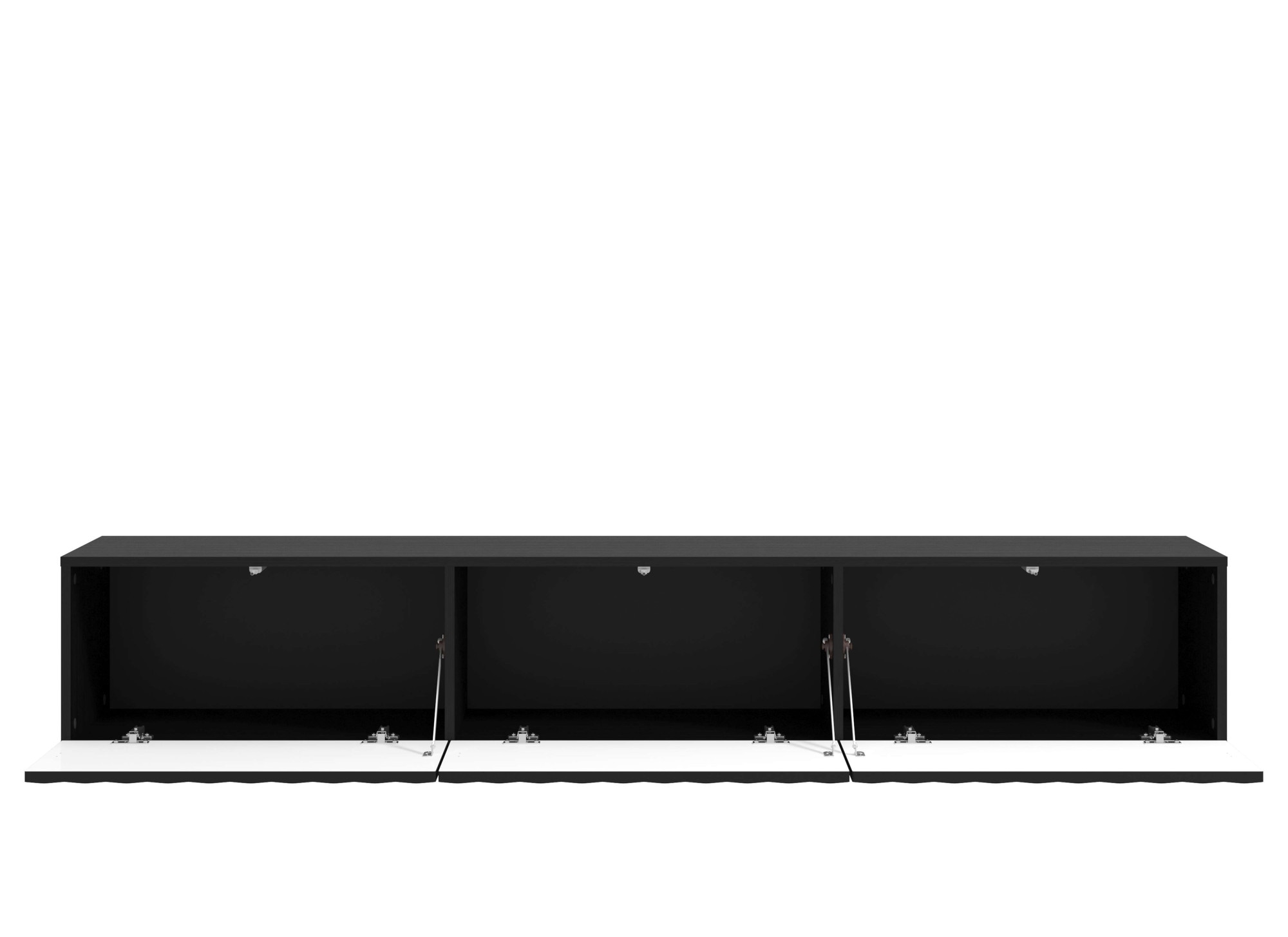 INOSIGN Lowboard »Antibes TV-Lowboard, Breite 192/154/128 cm, TV-Schrank«, TV-Kommode, 3D-Fronten, Push-To-Open-Funktion, Wandmonatage