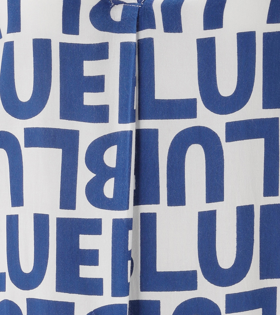 Aniston SELECTED Schlupfbluse mit raffinierten und trendigen Buchstabenverlauf - NEUE KOLLEKTION