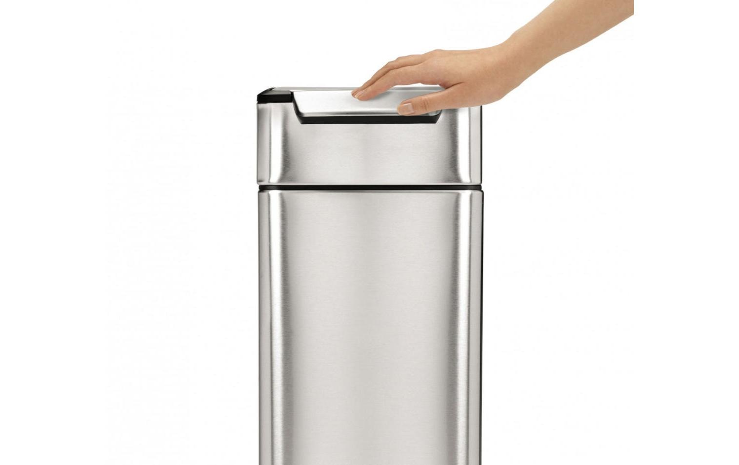 simplehuman Mülleimer »CW2016 40 l, Silberfarben«