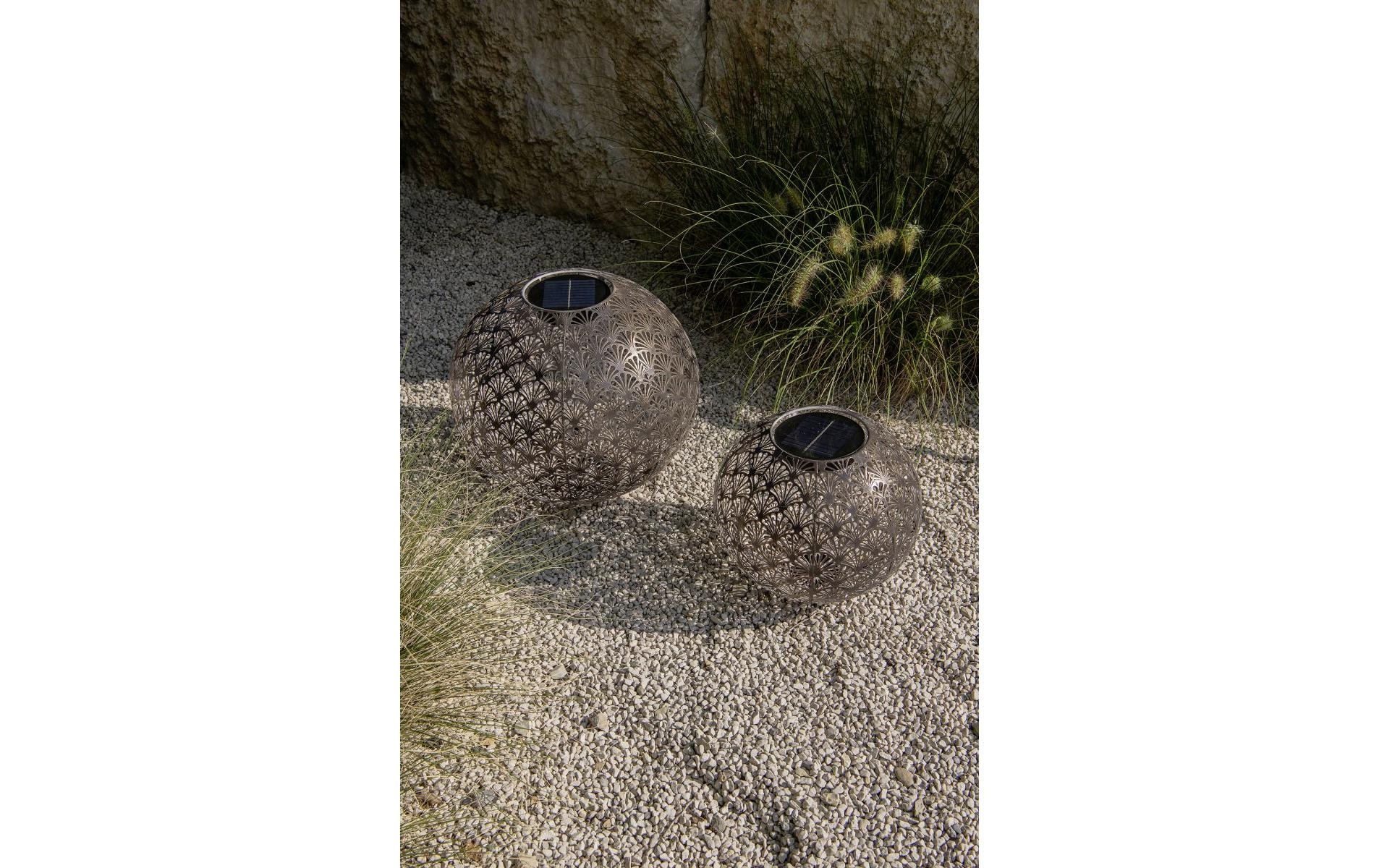 STT LED Windlicht »Solar Antic Ball« Warmweiss