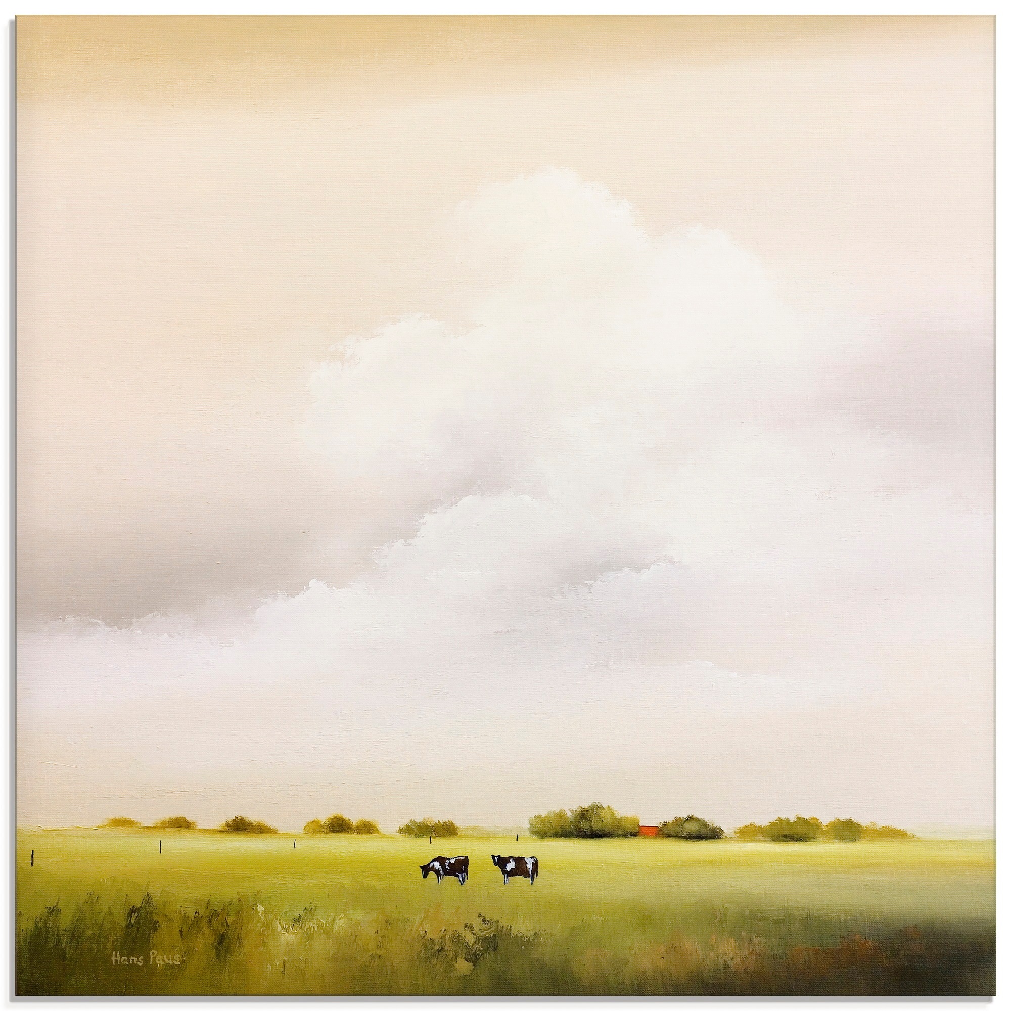 Image of Artland Glasbild »Kühe I«, Felder, (1 St.) bei Ackermann Versand Schweiz