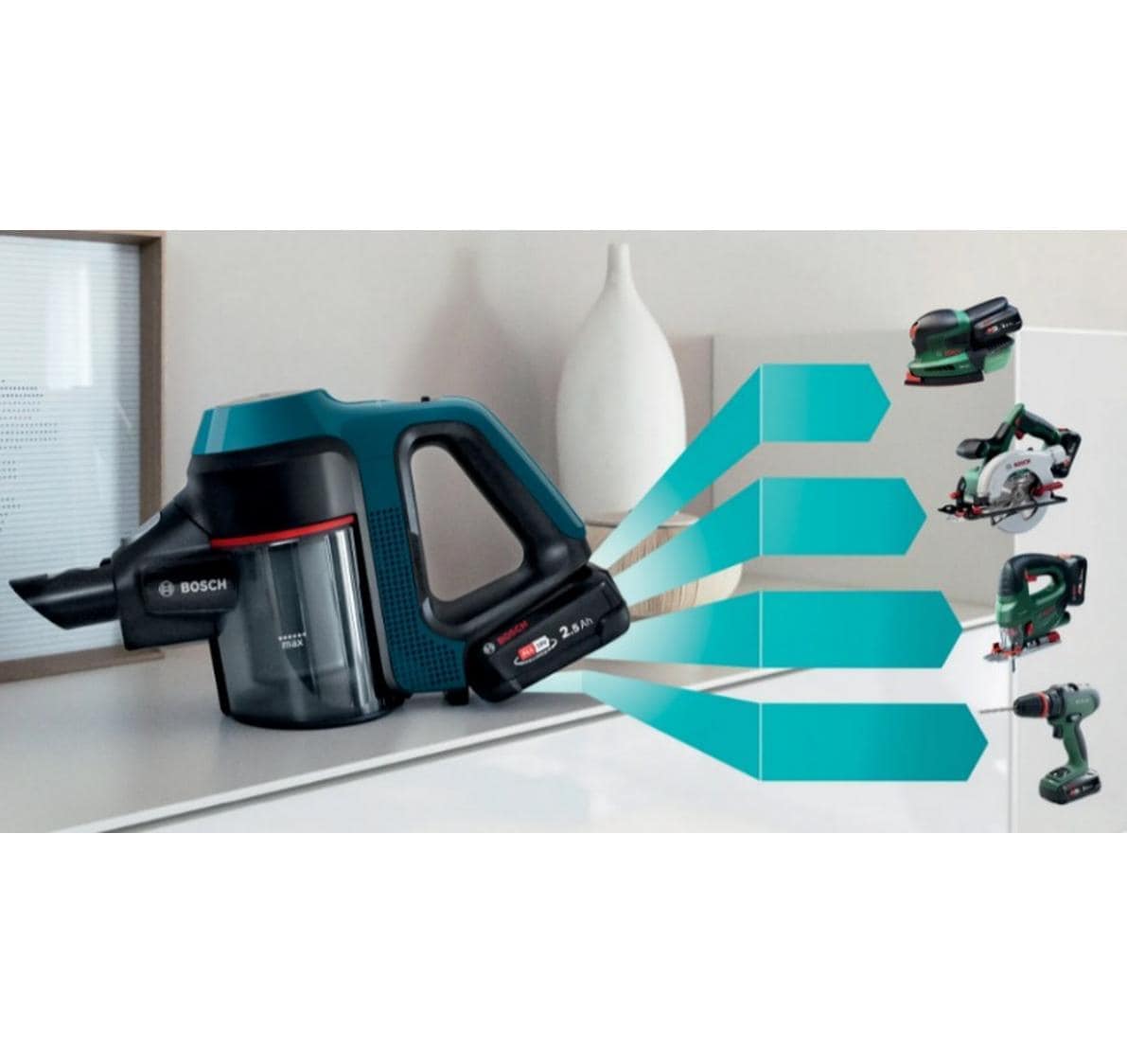 BOSCH Akku-Hand-und Stielstaubsauger »BSS71125AH«