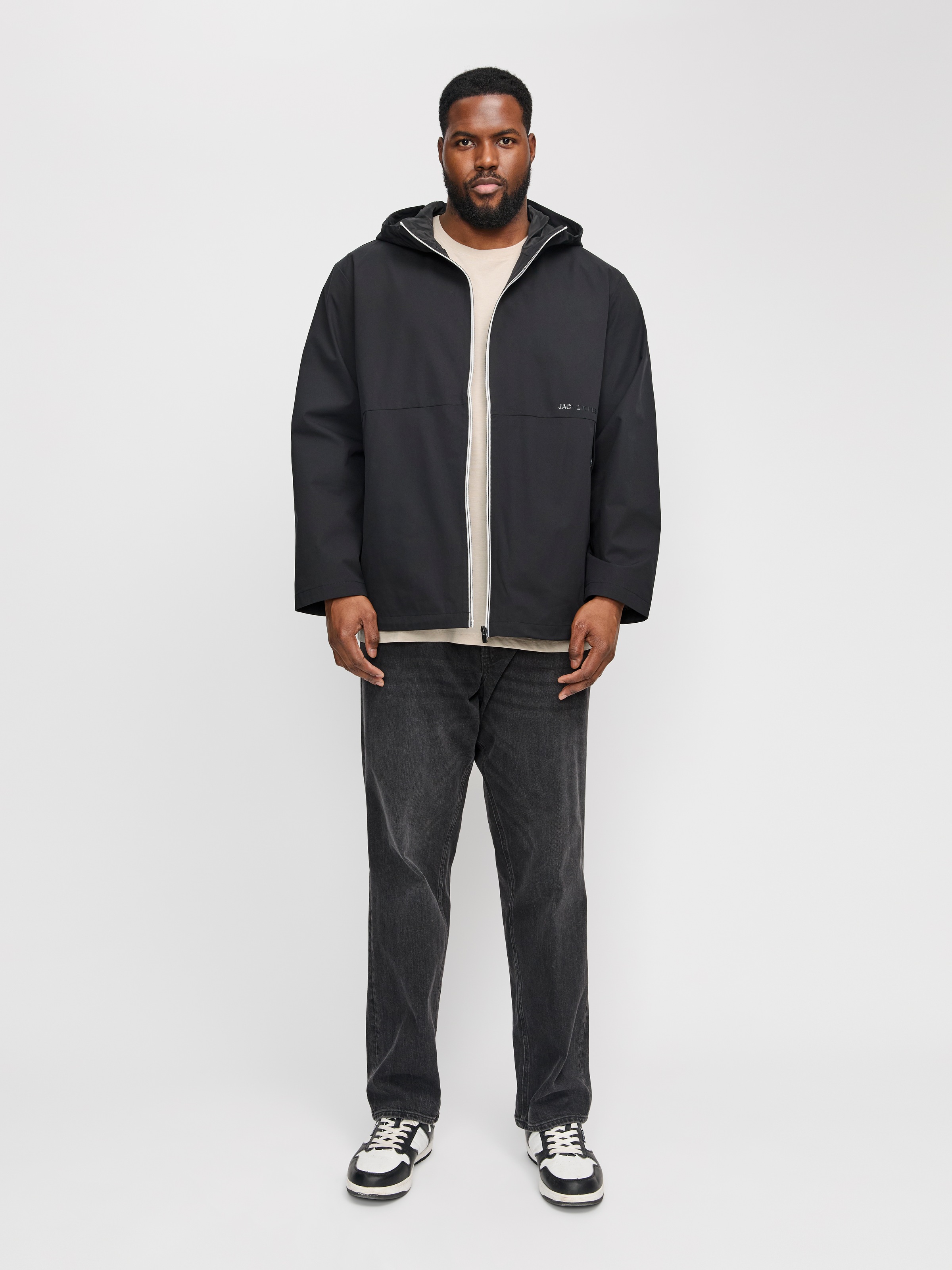 Jack & Jones PlusSize Rundhalsshirt »JJEORGANIC MEL TEE SS O-NECK NOOS PLS«
