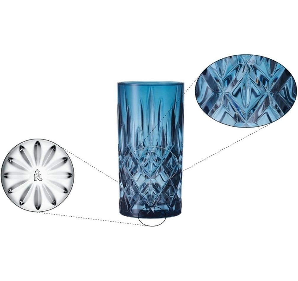 Nachtmann Cocktailglas »Noblesse, Vintage Blue, 2 Stück«